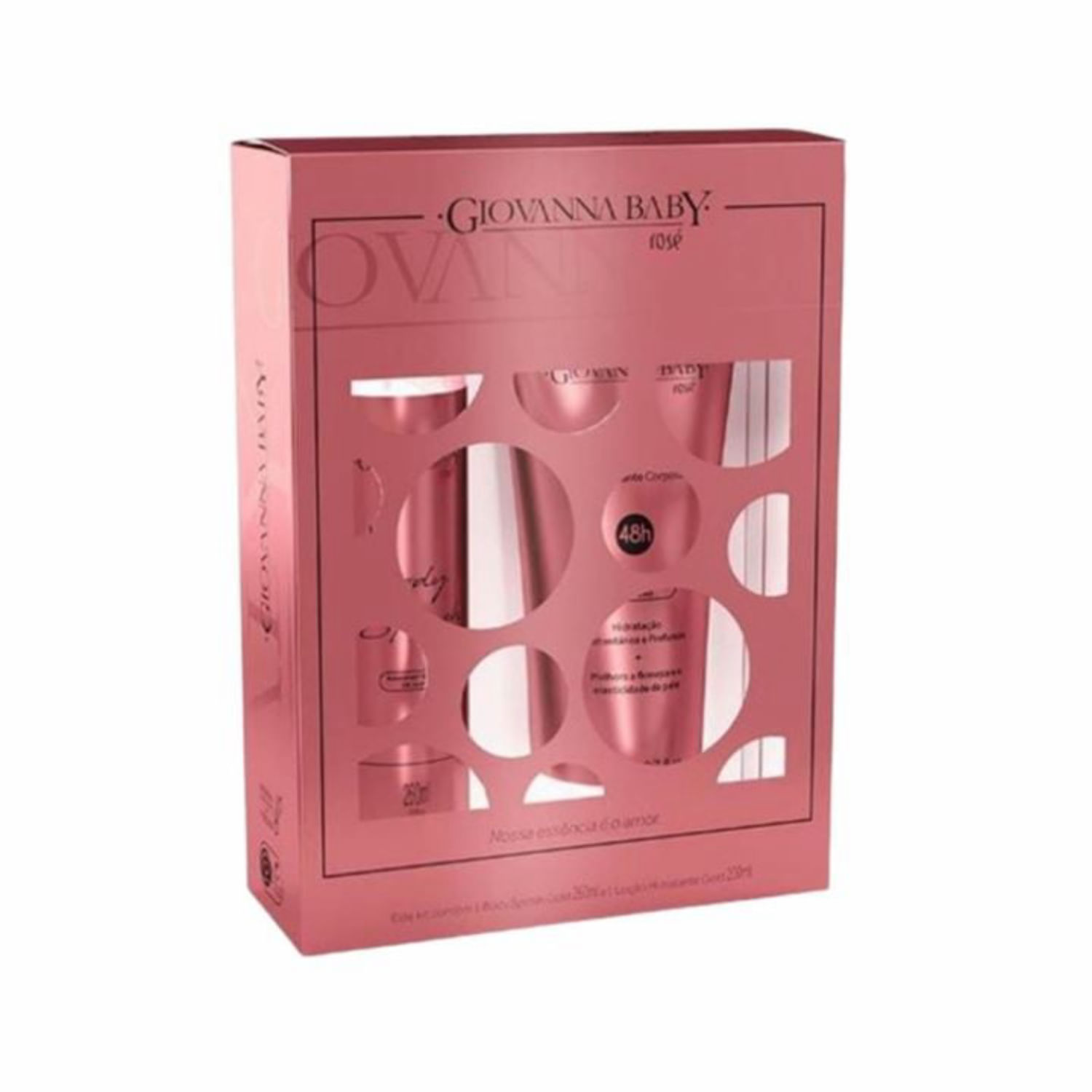 KIT GIOVANNA BABY BODY SPLASH 260ML+DESOD AER ROSE