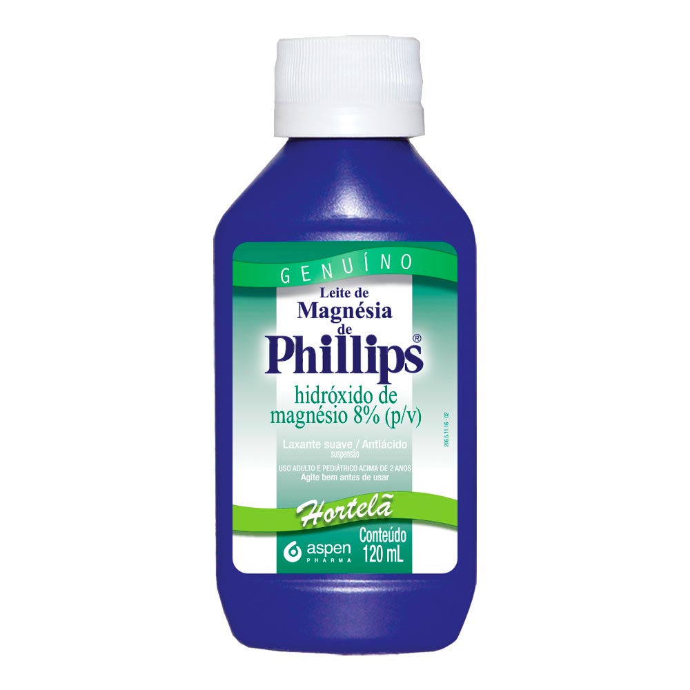 LEITE MAGNESIA PHILLIPS HORTELA 120ML (HIDR MAG)