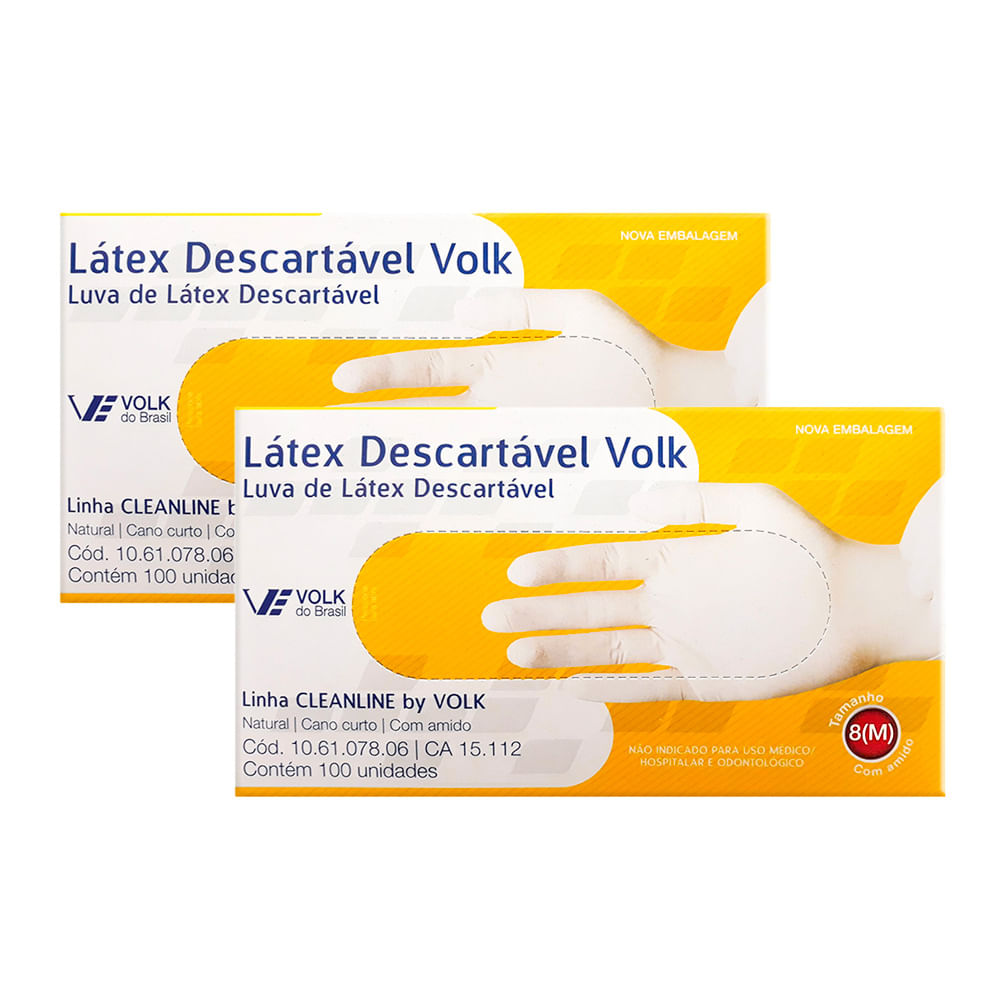LUVA LATEX VOLK M(E)