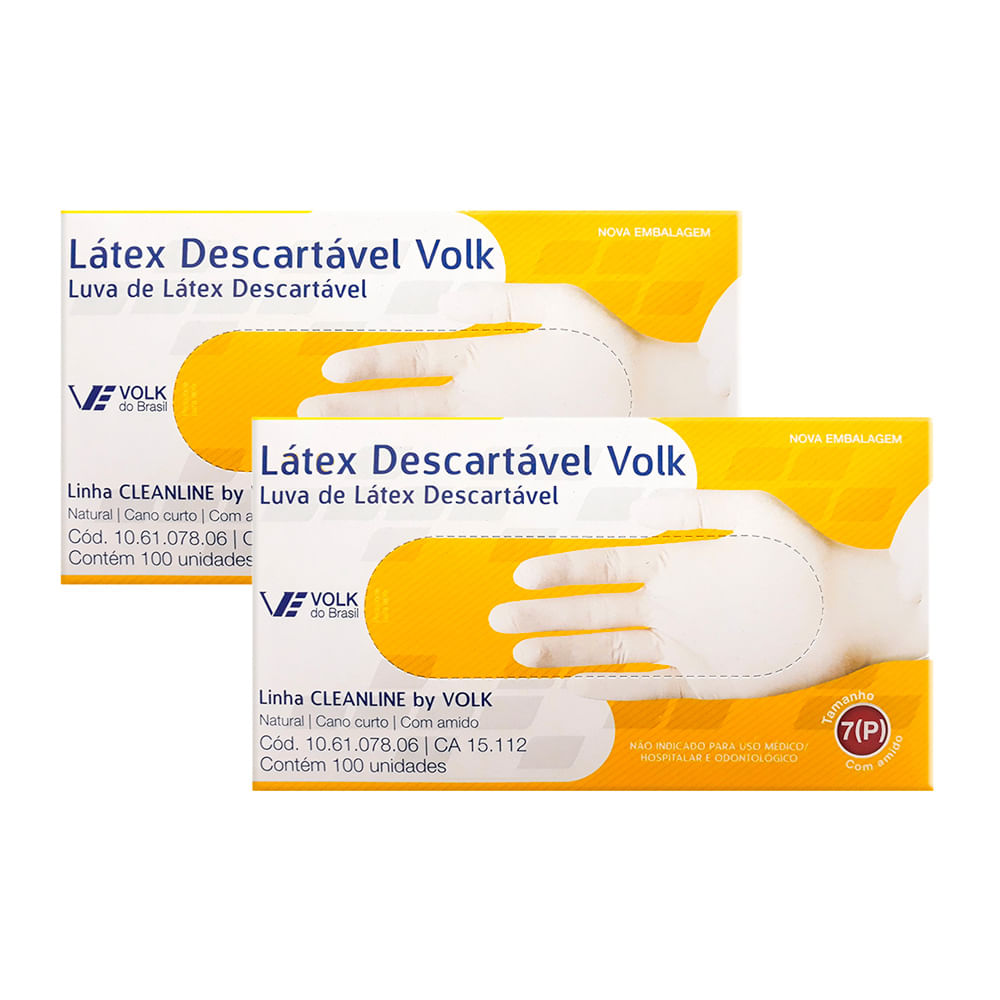 LUVA LATEX VOLK P(E)