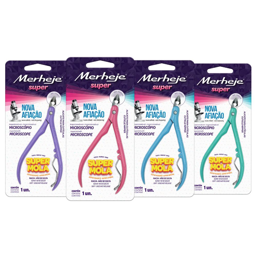 MERHEJE ALICATE CUT.BASIC ROSA C/PINCA