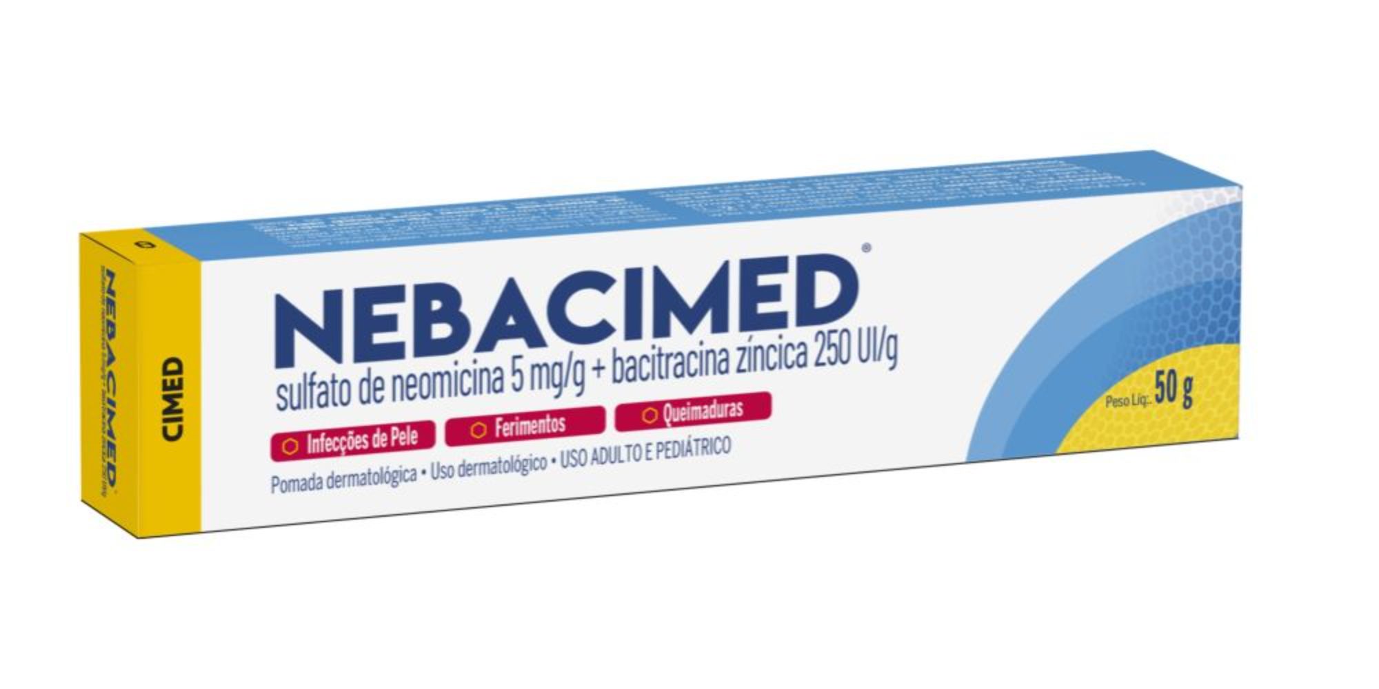 NEBACIMED POM 5MG+250UI/G 50G
