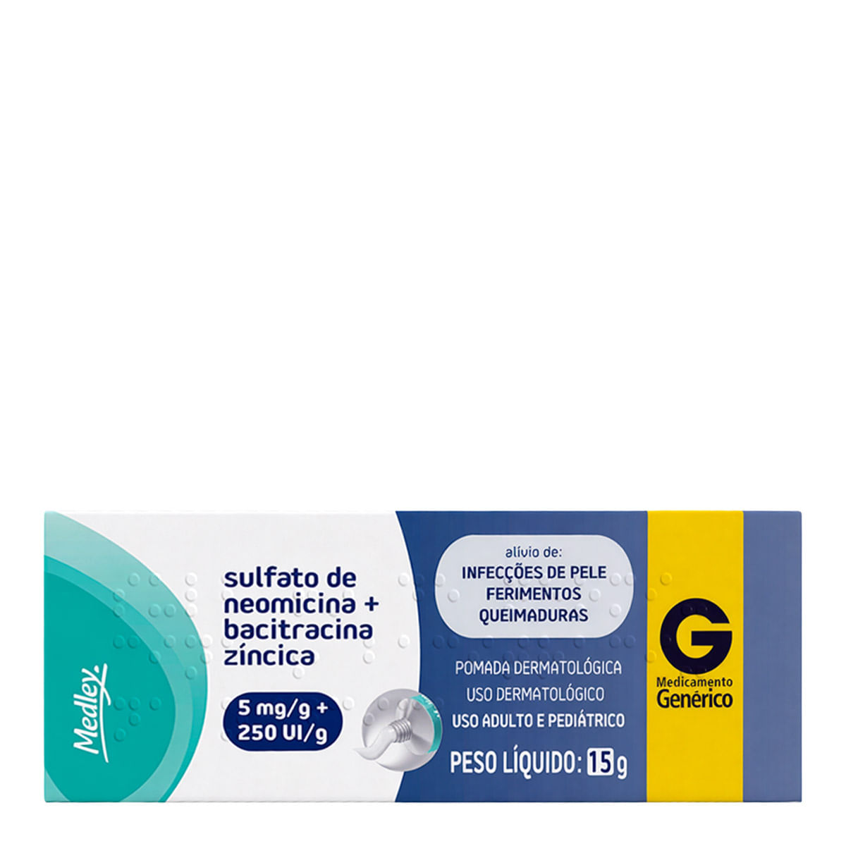 NEOMICINA+BACITRACINA 15G