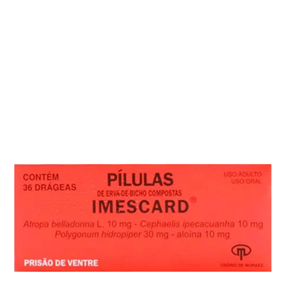 PILULAS IMESCARD C/36 (OTC)