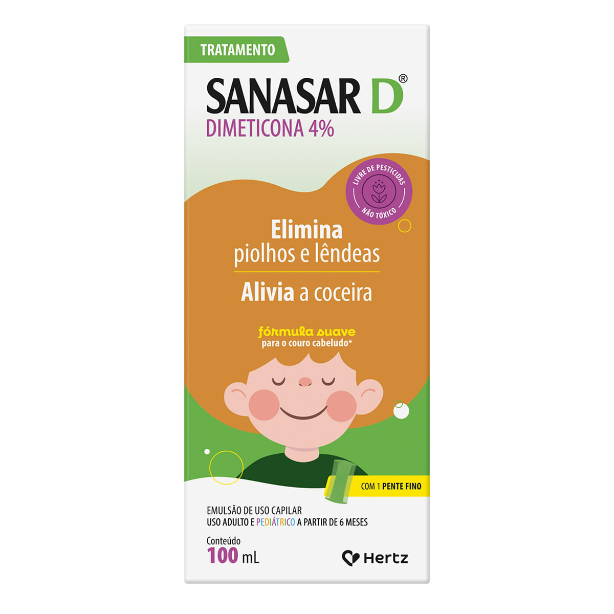 SANASAR D EMULSAO CAPILAR 1X100