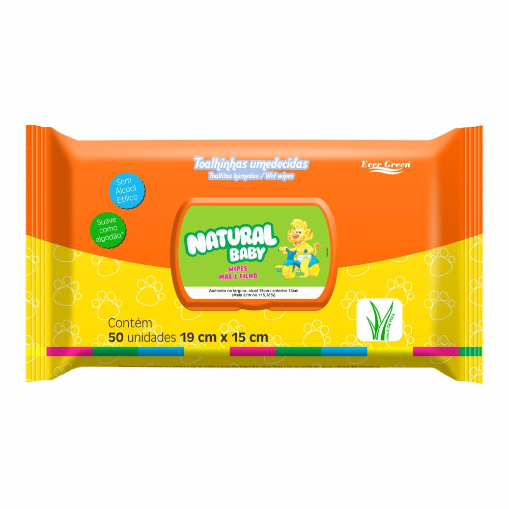 TOALHA NATURAL BABY C/50