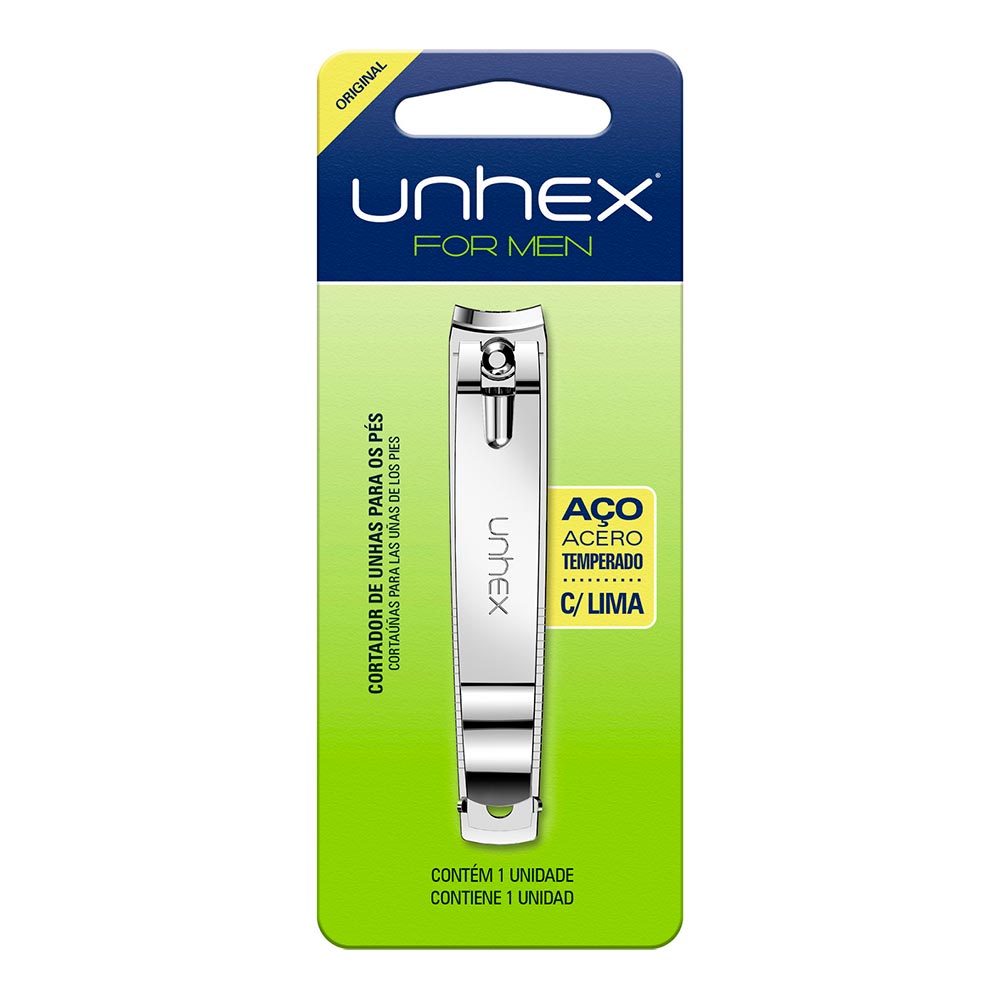 UNHEX CORTADOR DE UNHA P/PES BLISTER
