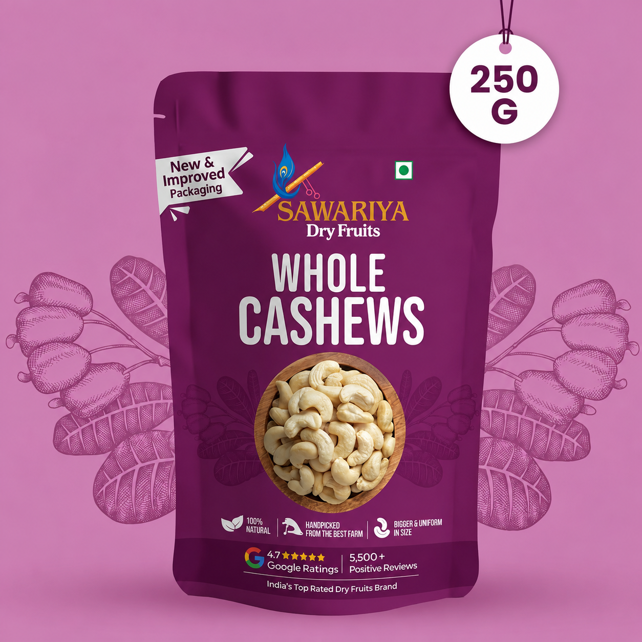 Whole Cashews Kaju