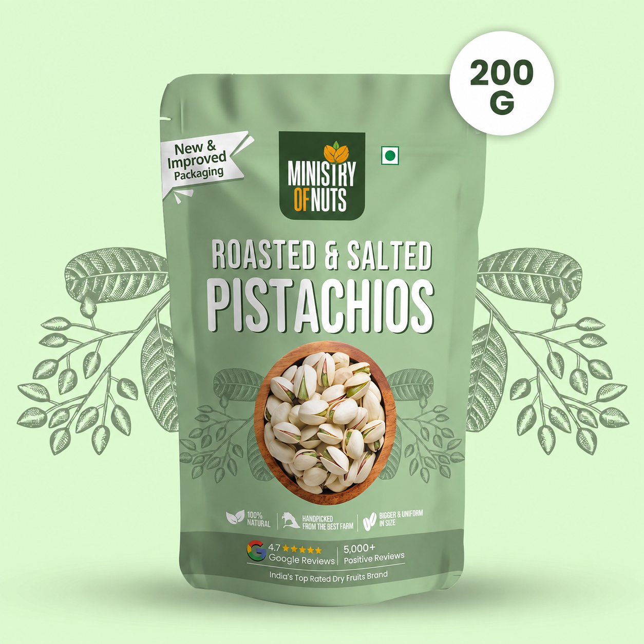 Roasted &amp;amp; Salted Pistachios I Pista Nuts