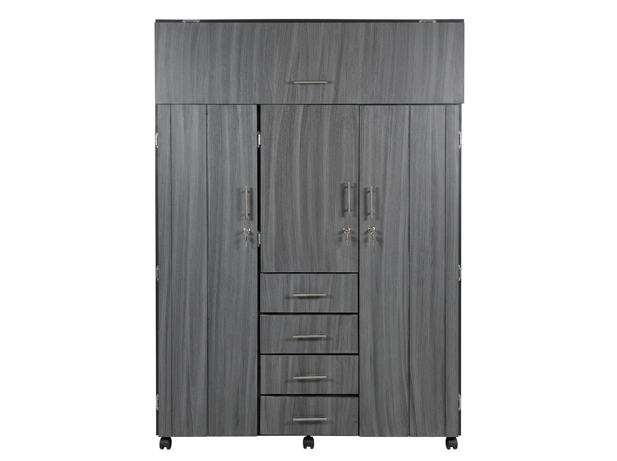 Closet de 3 puertas 4 gabetas