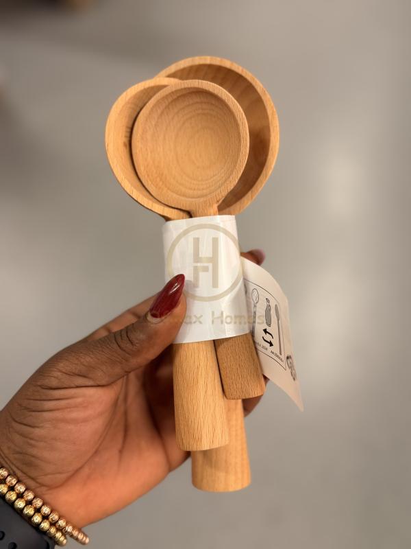 Spoon, set of 3, wood