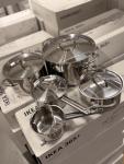 9-piece cookware set, stainless steel