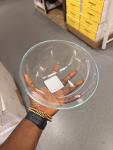 Serving bowl, clear glass, 20 cm