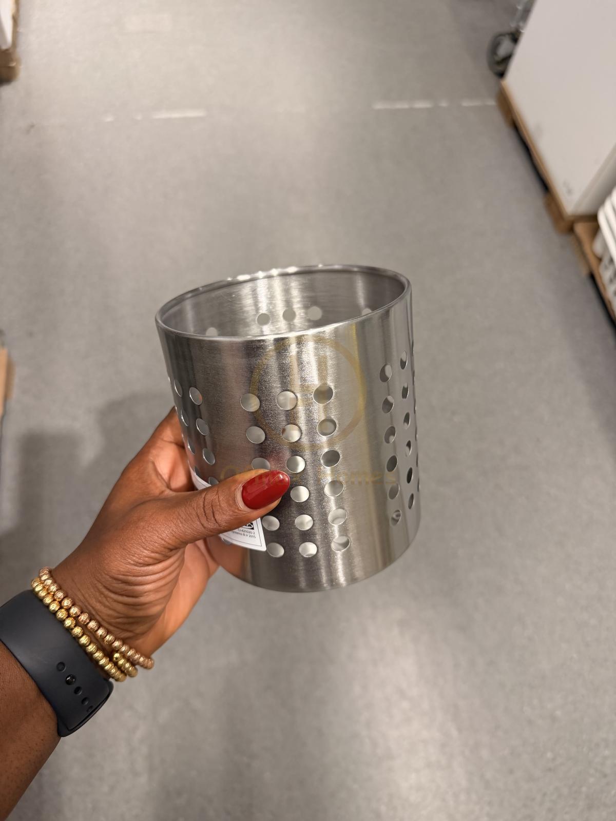 Stainless steel cutlery holder