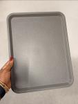 Tray, grey, 37x29 cm