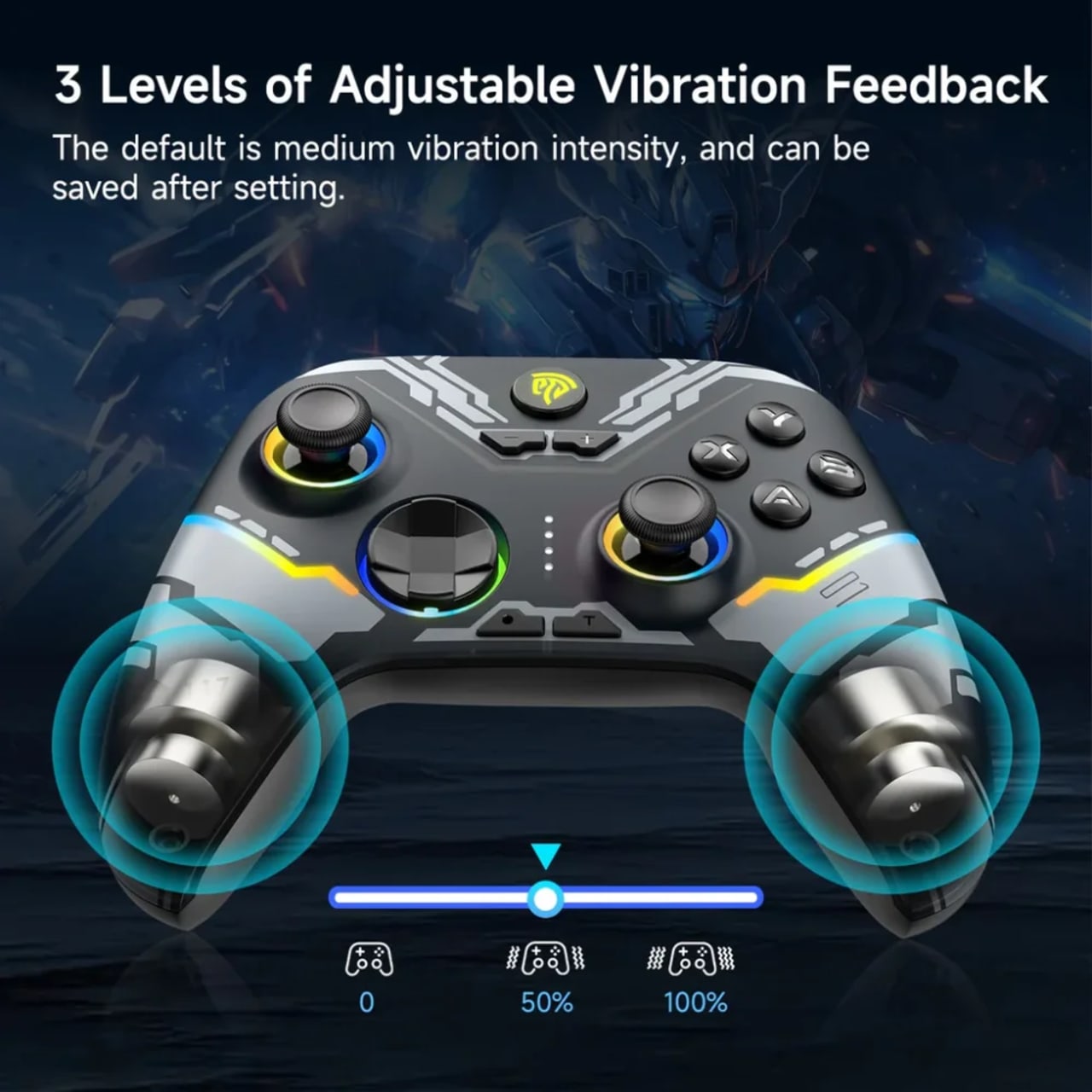 EasySMX® X15 RGB Controller With Hall Trigger and Hall Joystick - Wukong thumbnail 4