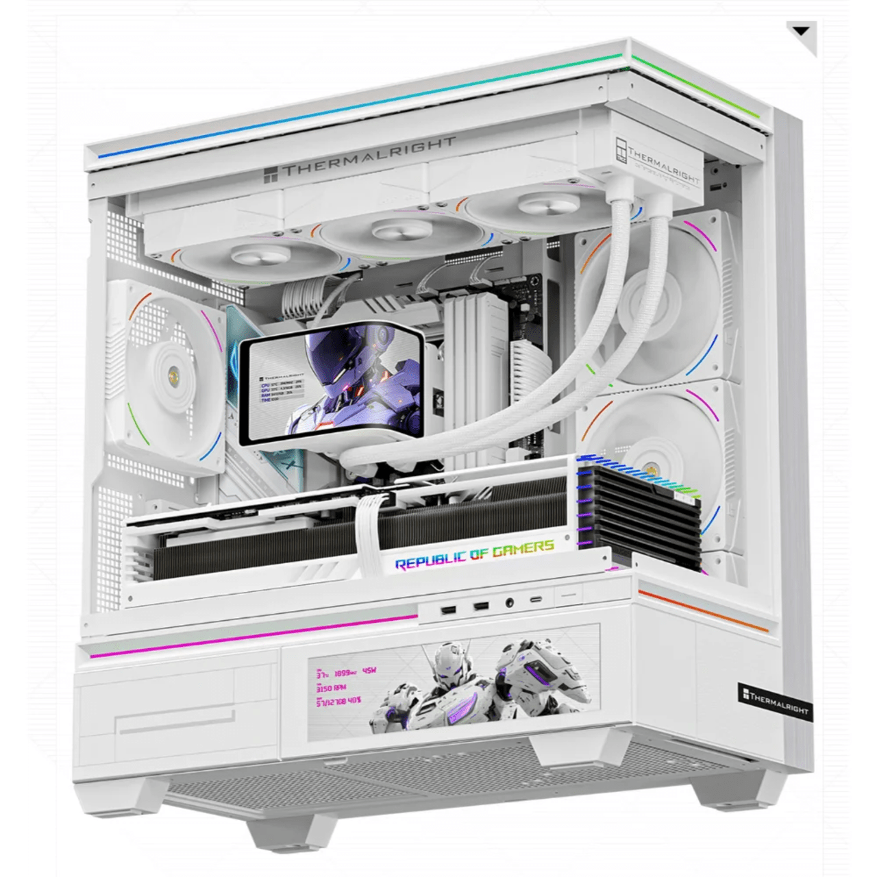 TR 360 WONDER VISION TURBO LCD ARGB WHITE  - Cooler, Liquid Cooler