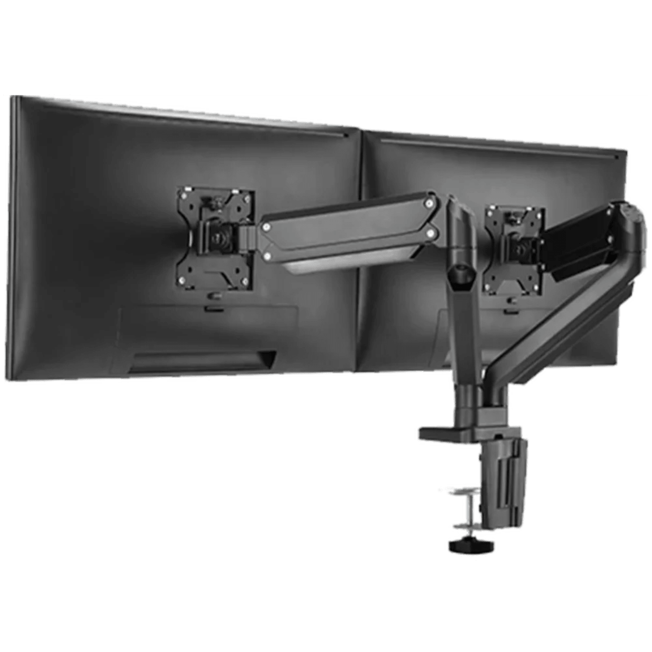 Twisted Minds Dual Monitor Aluminum Slim Mechanical Spring USB Monitor Arm TM-26-C012U - Monitor Arm
