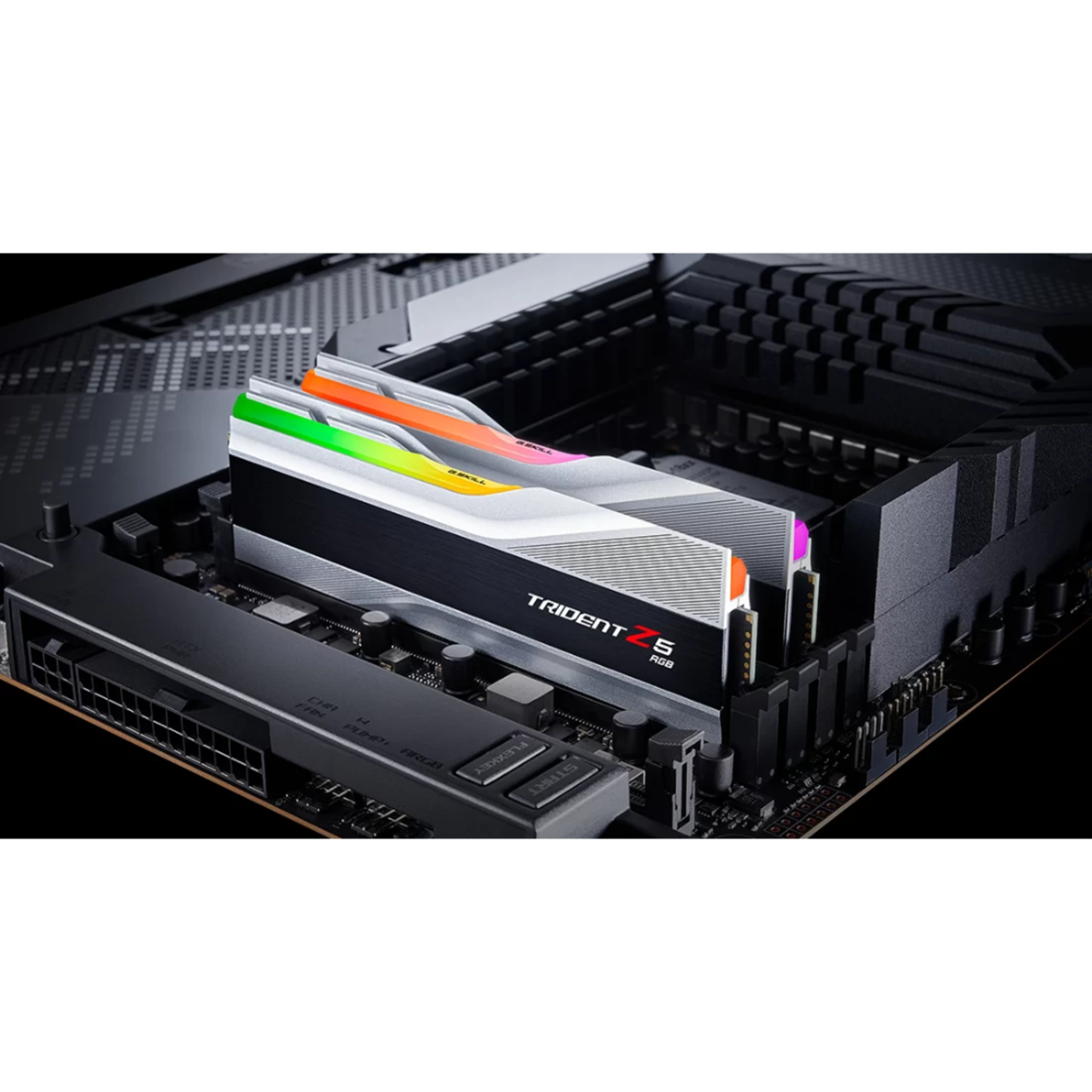 32GB (16x2) KIT 6000mhz TRIDENT Z5 (INTEL) RGB SILVER - Main Image 32GB (16x2) KIT 6000mhz TRIDENT Z5 (INTEL) RGB SILVER - Main Image