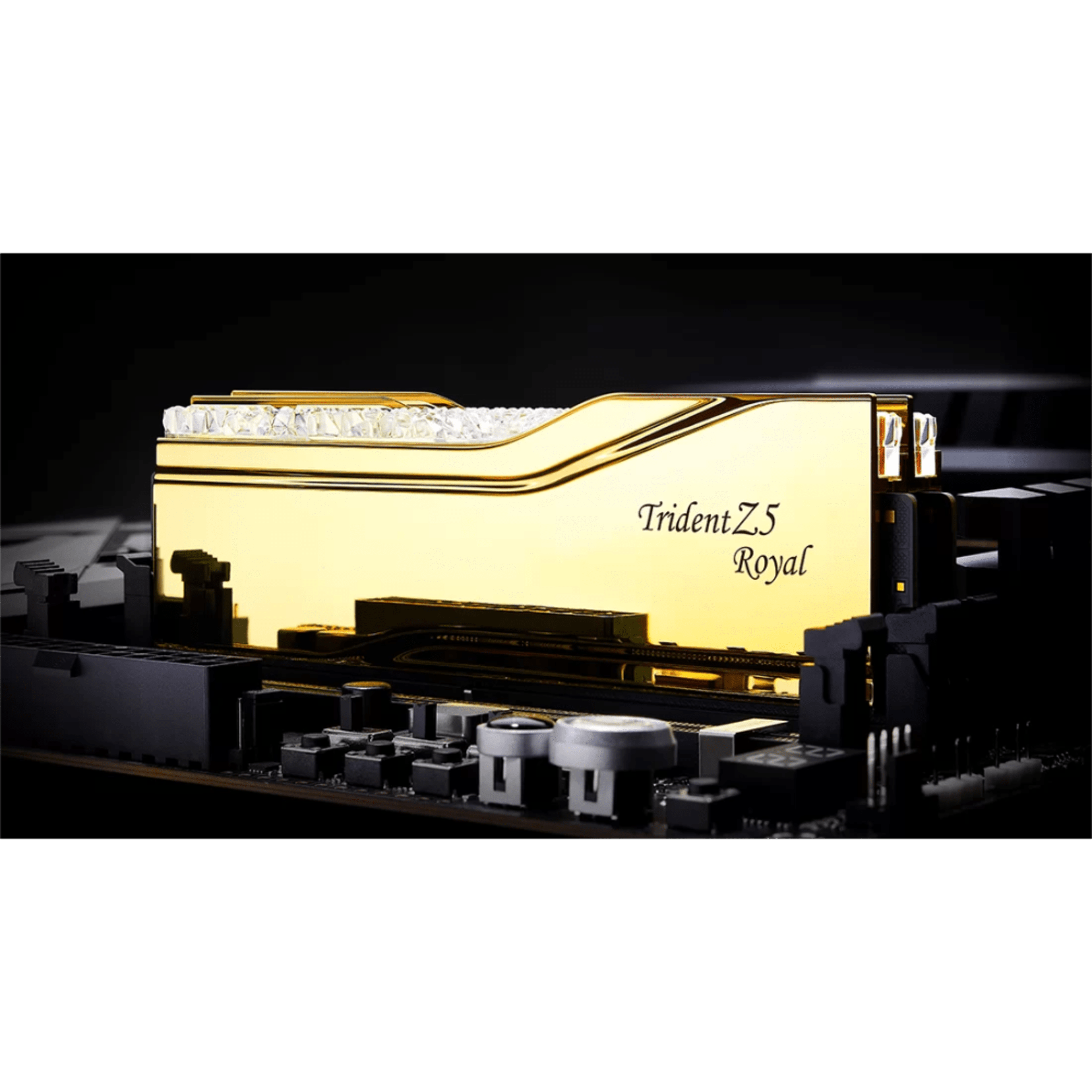 32GB (16x2) KIT 6400mhz TRIDENT Z5 ROYAL (INTEL) RGB GOLD 4 32GB (16x2) KIT 6400mhz TRIDENT Z5 ROYAL (INTEL) RGB GOLD thumbnail 4