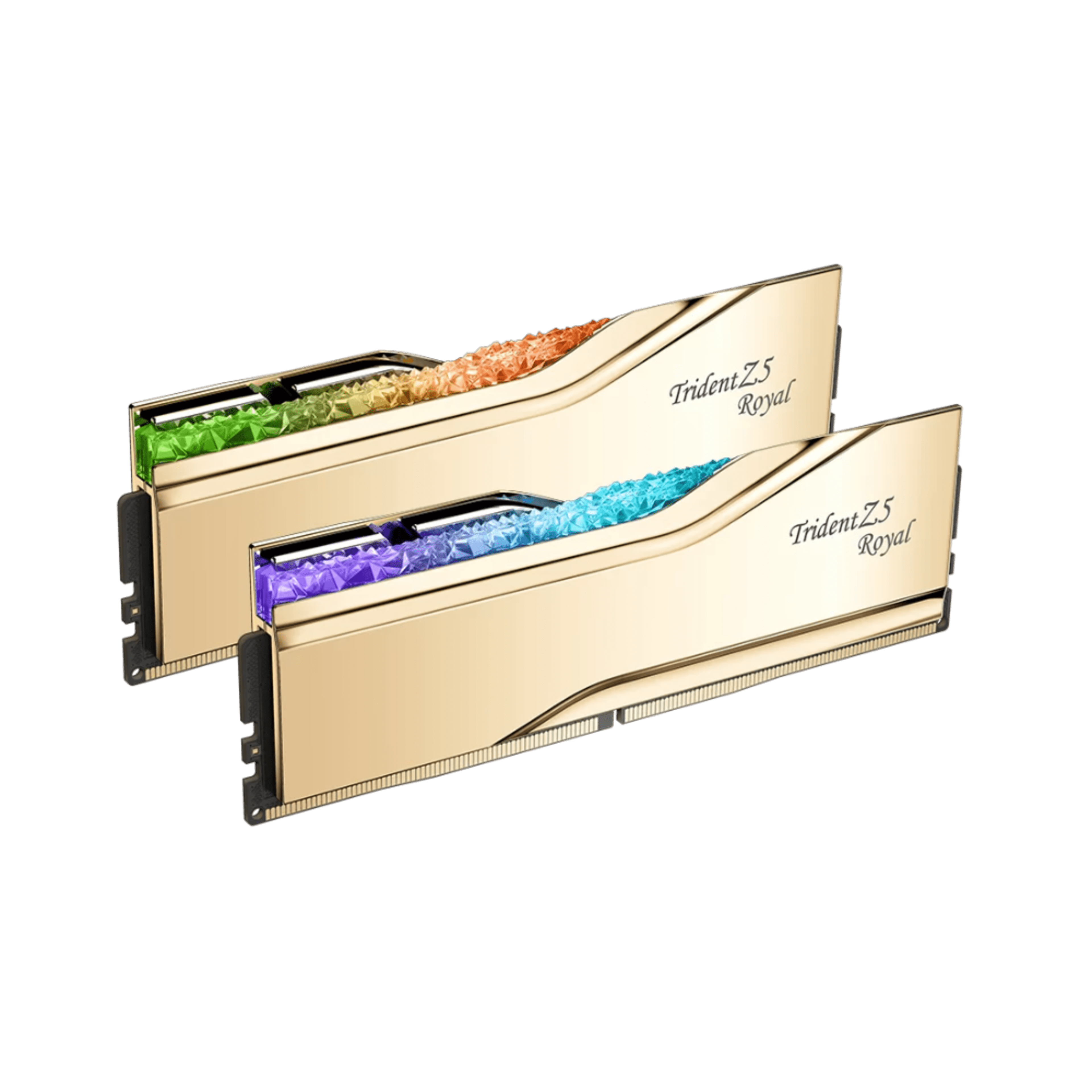 32GB (16x2) KIT 6400mhz TRIDENT Z5 ROYAL (INTEL) RGB GOLD 2 32GB (16x2) KIT 6400mhz TRIDENT Z5 ROYAL (INTEL) RGB GOLD thumbnail 2