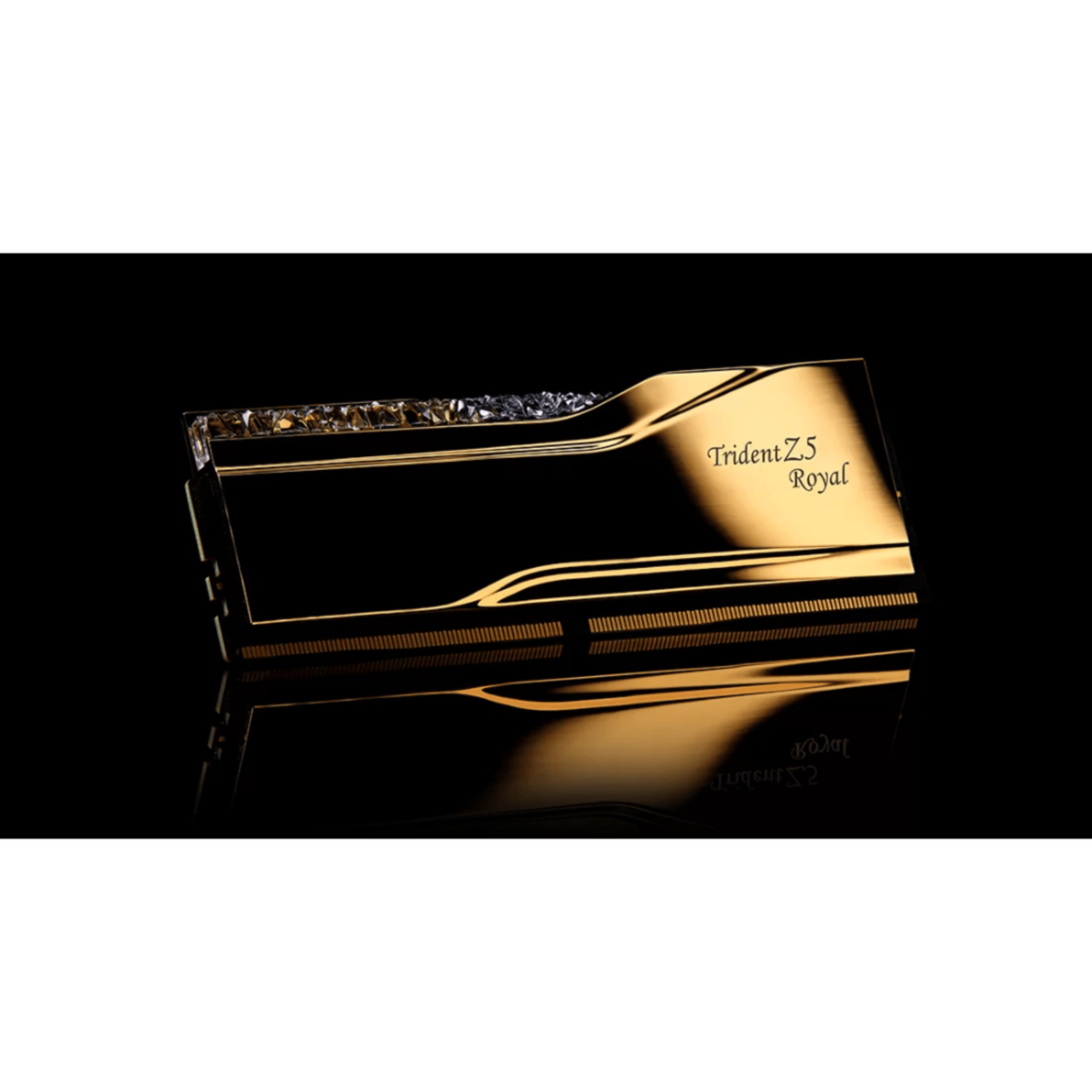 32GB (16x2) KIT 6400mhz TRIDENT Z5 ROYAL (INTEL) RGB GOLD - Main Image 32GB (16x2) KIT 6400mhz TRIDENT Z5 ROYAL (INTEL) RGB GOLD - Main Image
