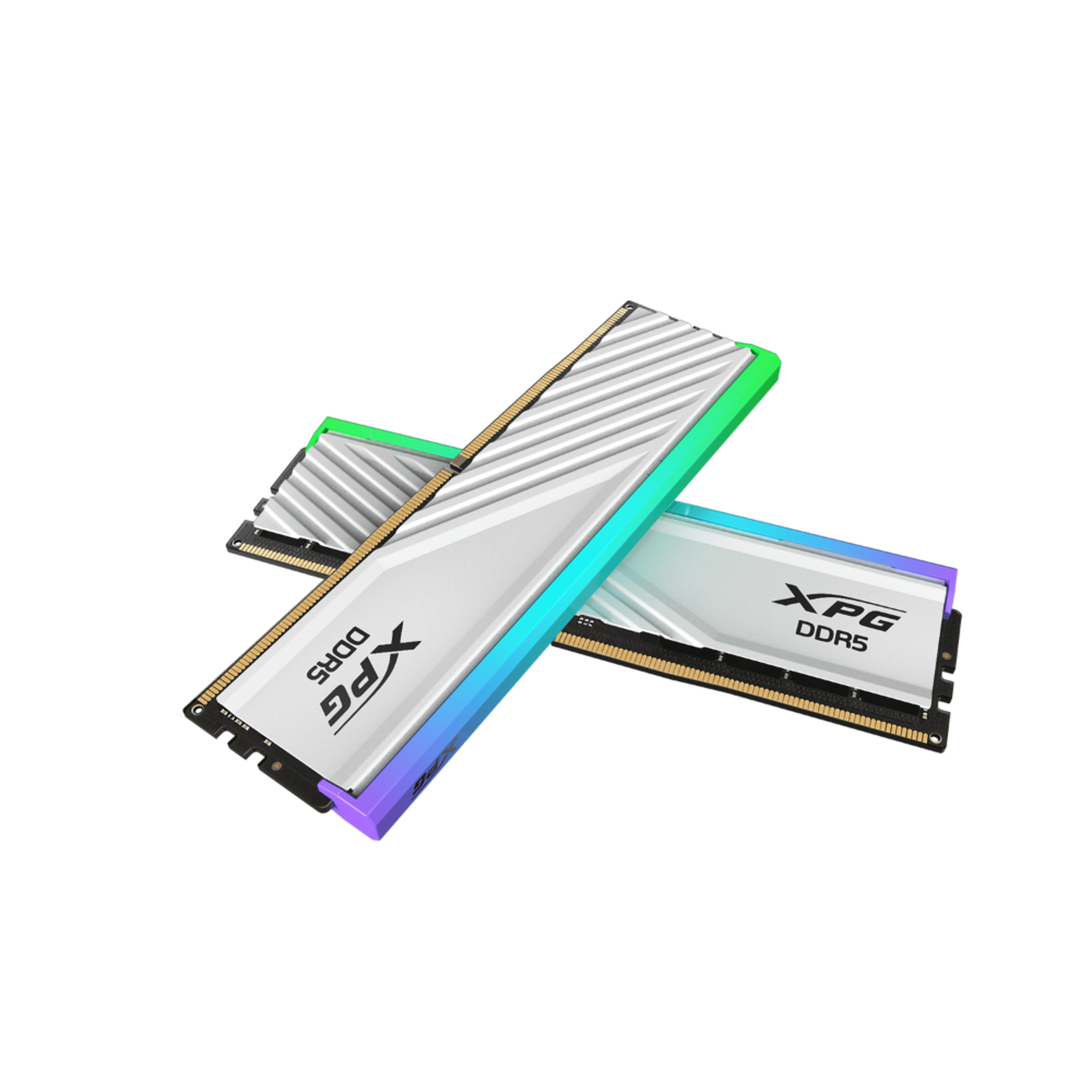 XPG 32GB 6000MHz LANCER BLADE DDR5 DESKTOP RGB ( Dual Pack 16 x 2 ) WHITE (CL 30-40-40) - Main Image XPG 32GB 6000MHz LANCER BLADE DDR5 DESKTOP RGB ( Dual Pack 16 x 2 ) WHITE (CL 30-40-40) - Main Image