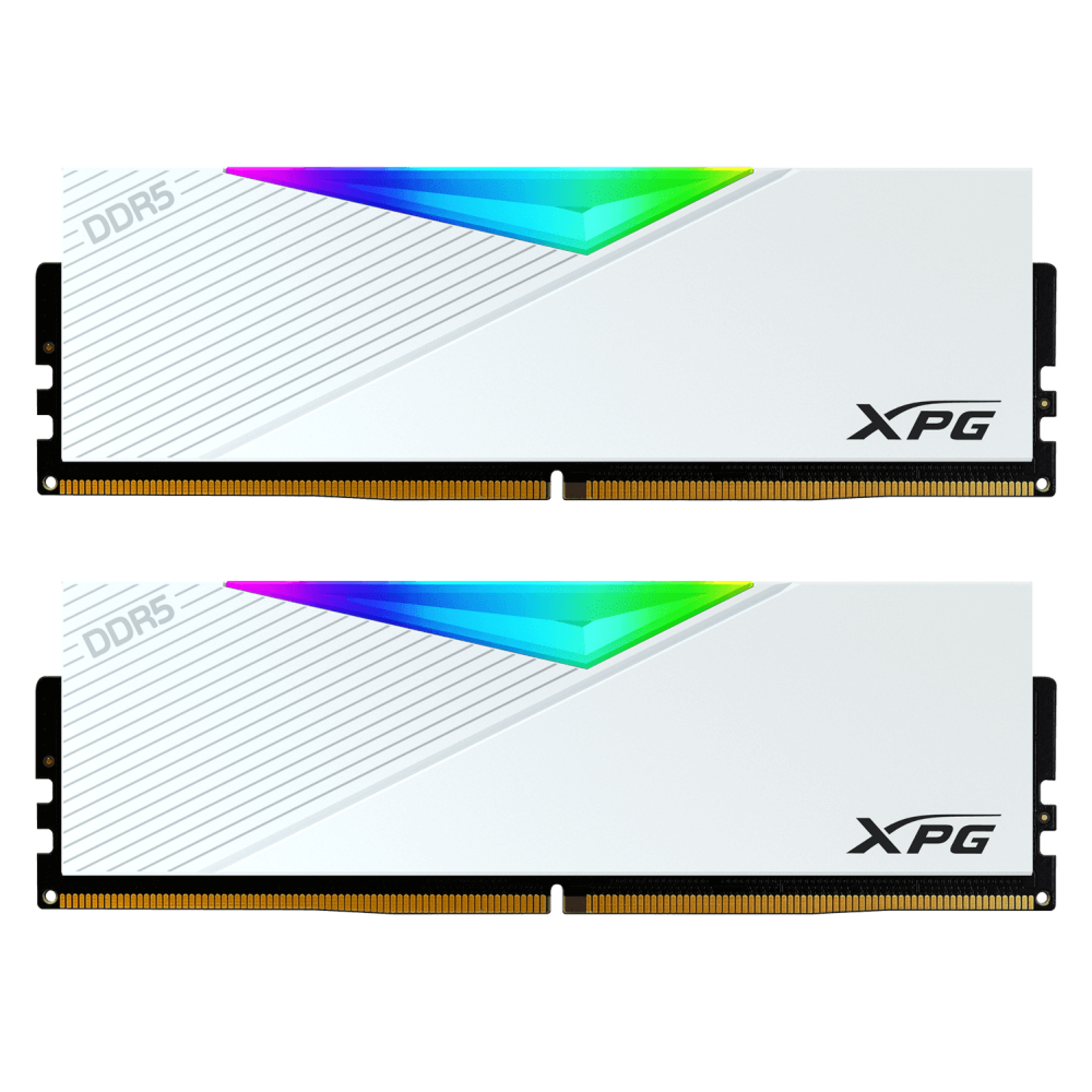 XPG 32GB 6000MHz LANCER BLADE DDR5 DESKTOP RGB ( Dual Pack 16 x 2 ) WHITE (CL 36-38-38) - Main Image XPG 32GB 6000MHz LANCER BLADE DDR5 DESKTOP RGB ( Dual Pack 16 x 2 ) WHITE (CL 36-38-38) - Main Image