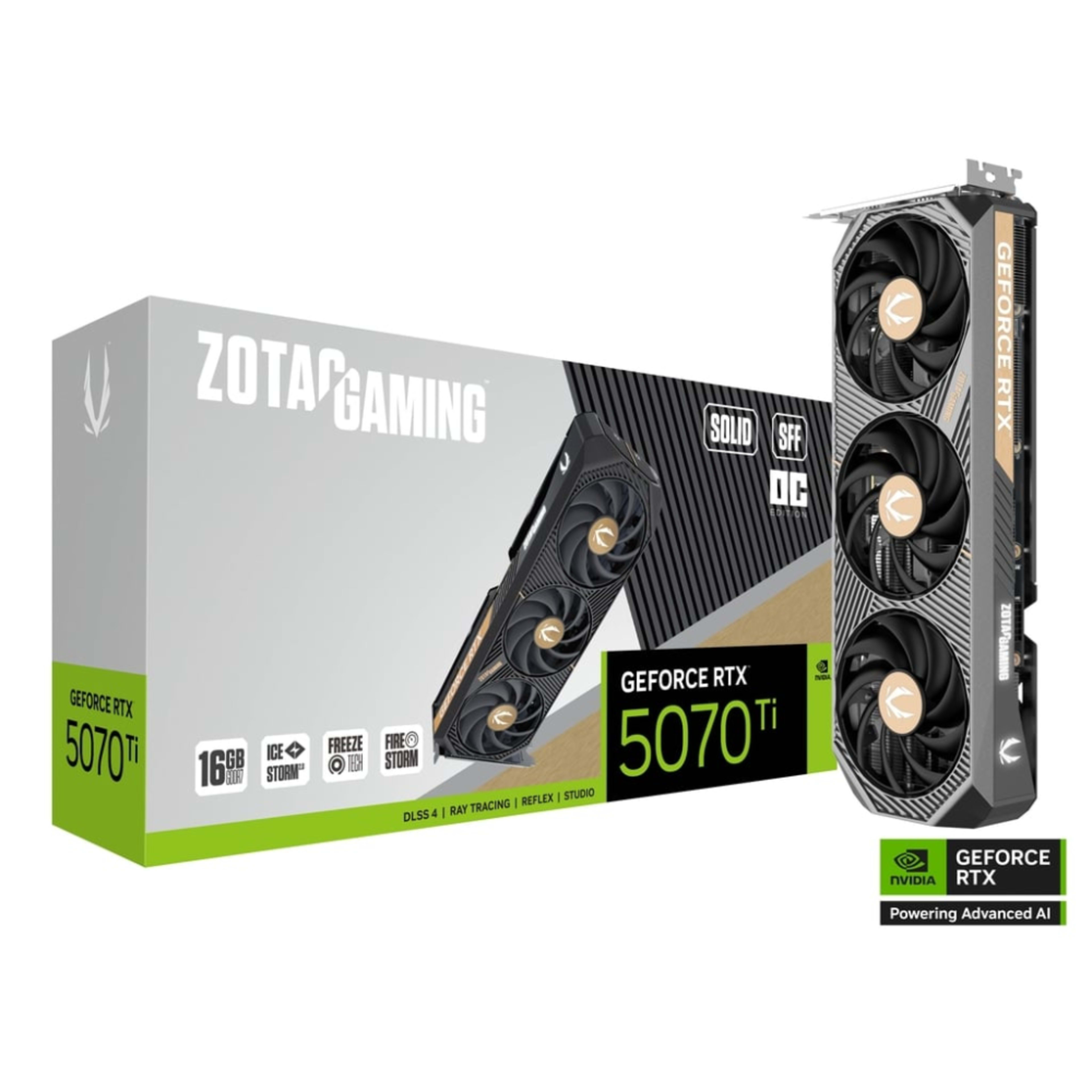Zotac 5070 TI 16GB SOLID SFF OC - Main Image Zotac 5070 TI 16GB SOLID SFF OC - Main Image