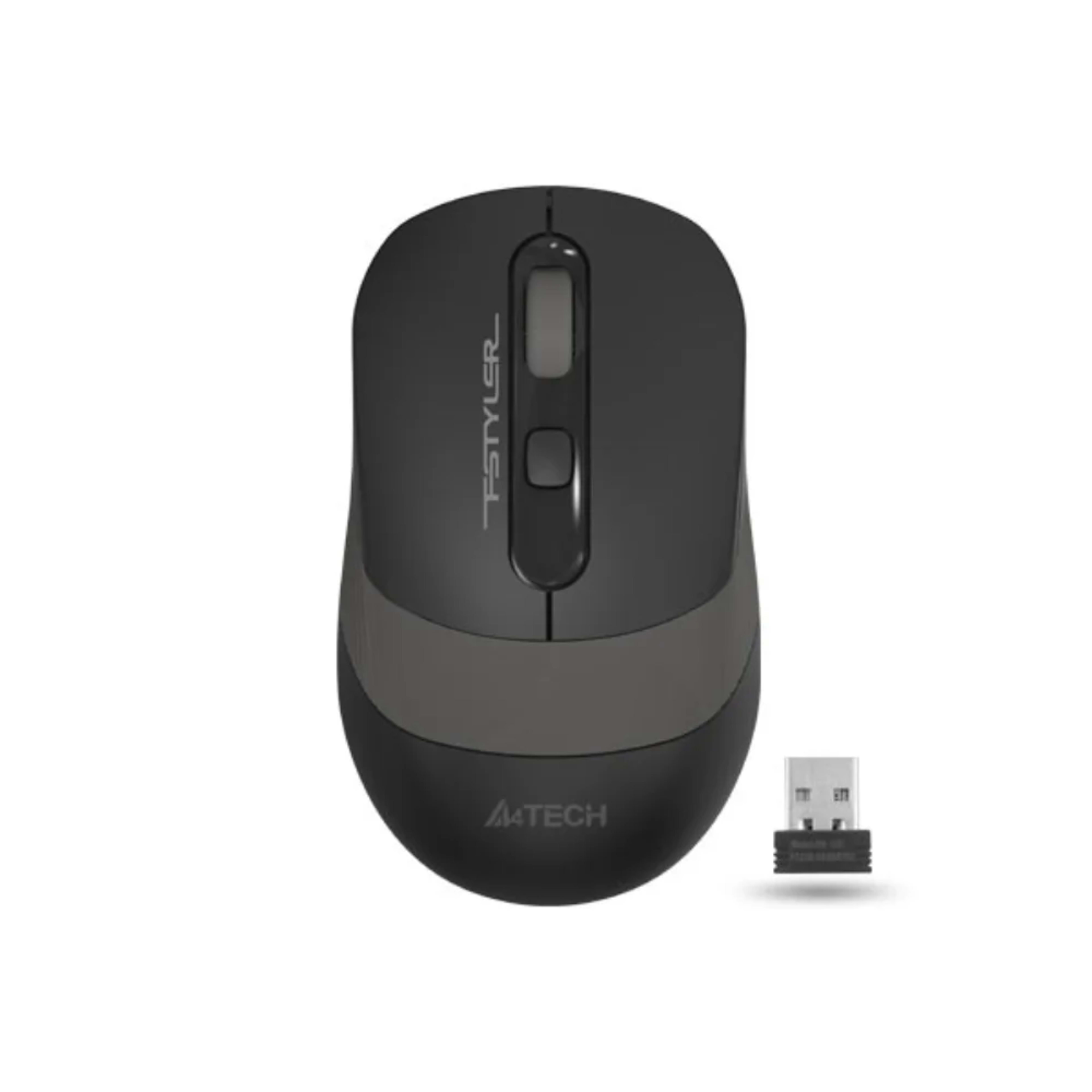 A4tech FG10S (Grey) Fstyler 2.4G Wireless Silent Click Mouse USB (Grey) - Main Image A4tech FG10S (Grey) Fstyler 2.4G Wireless Silent Click Mouse USB (Grey) - Main Image