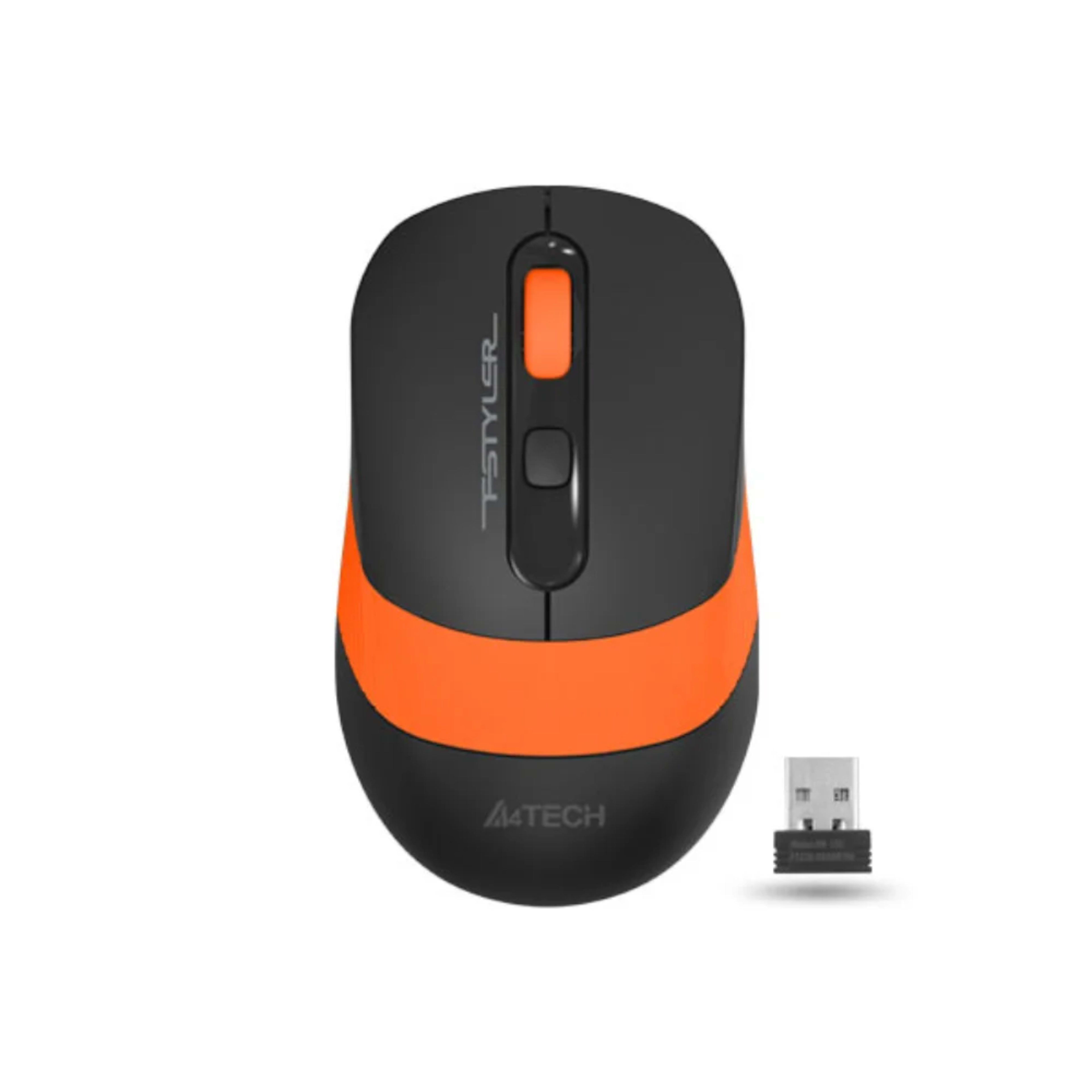 A4tech FG10S Fstyler 2.4G Wireless Silent Click Mouse USB (Orange) - Main Image A4tech FG10S Fstyler 2.4G Wireless Silent Click Mouse USB (Orange) - Main Image