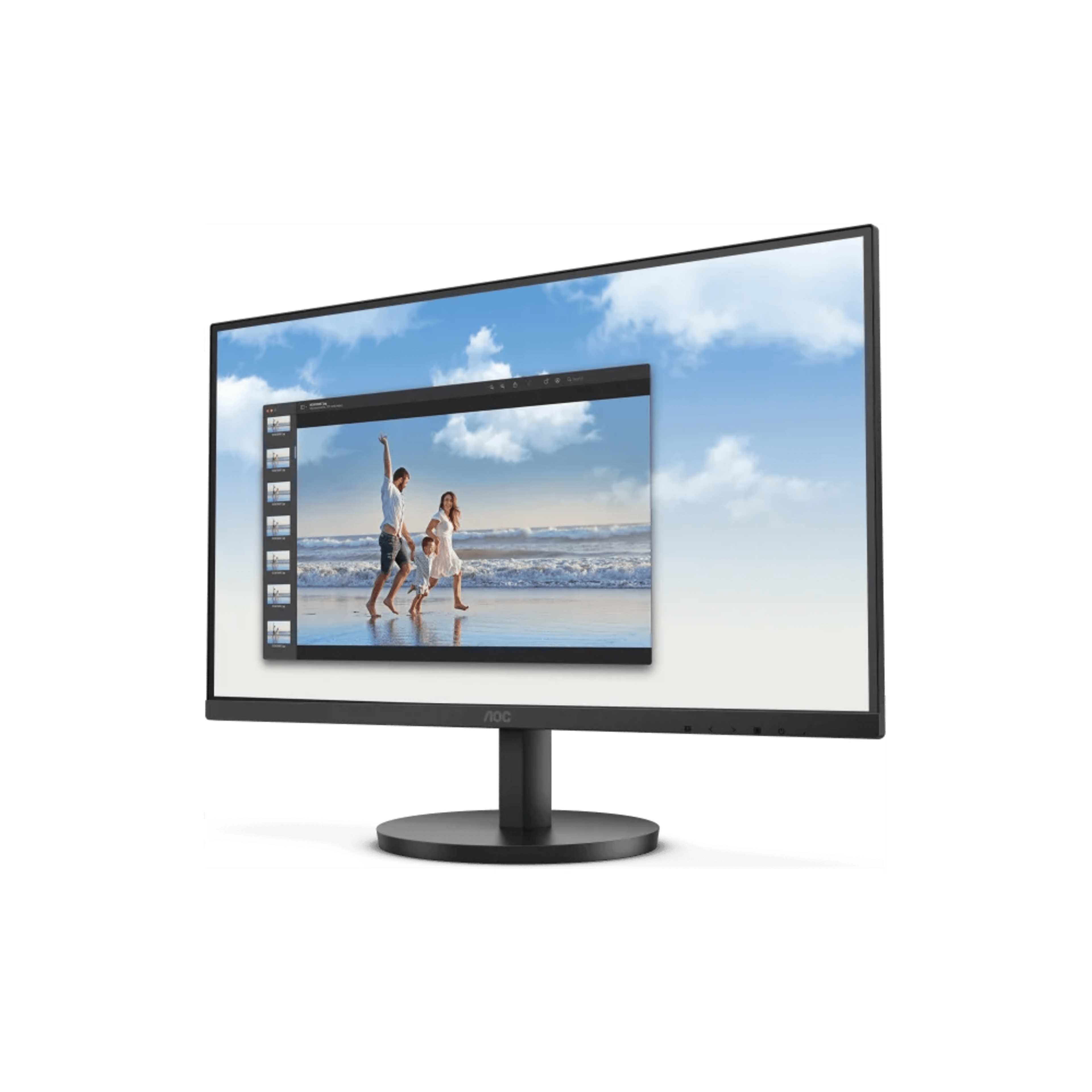 AOC 3-SIDED FRAMELESS LED 21.5” 22B3HM 3 AOC 3-SIDED FRAMELESS LED 21.5” 22B3HM thumbnail 3