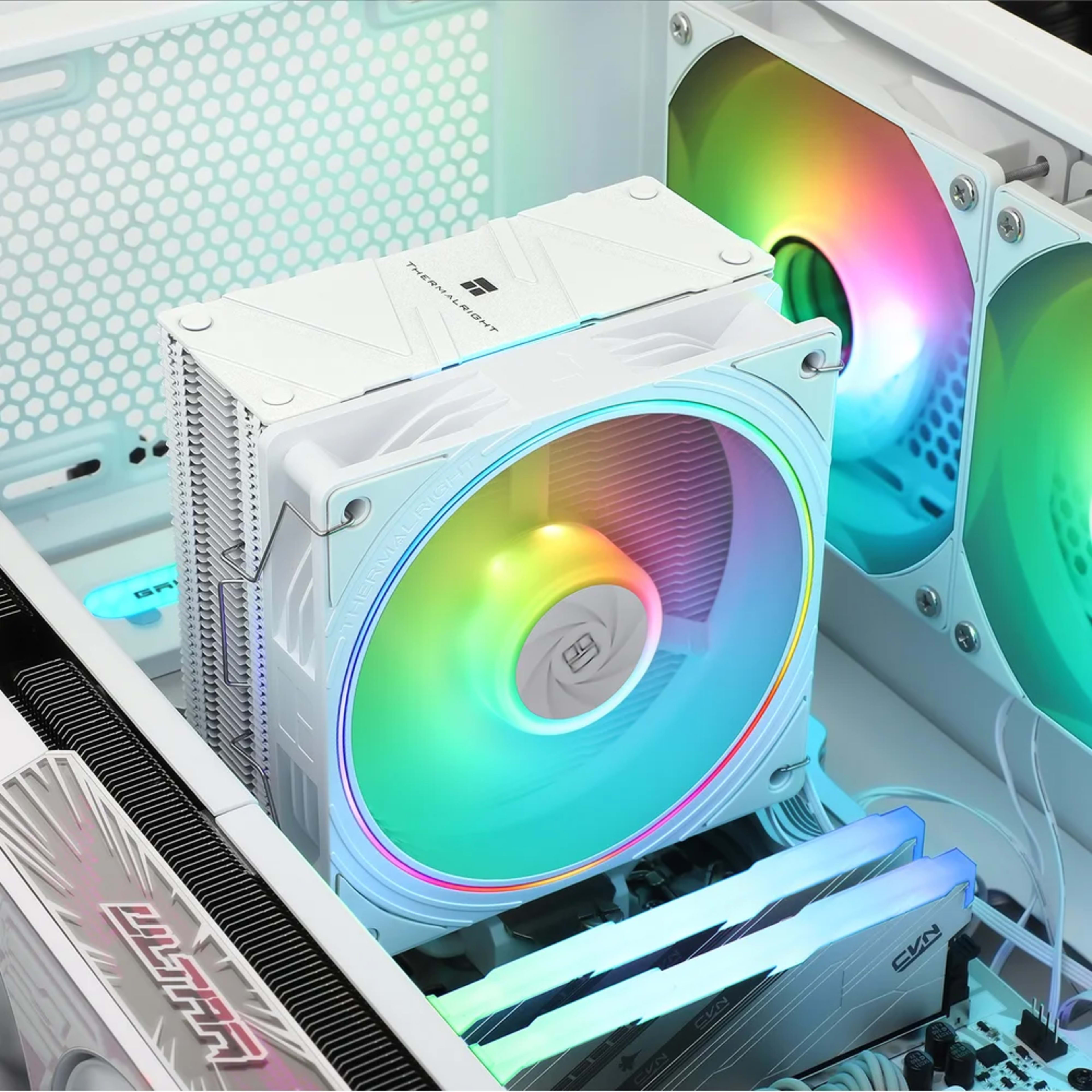 Thermal Right Assassin Spirit 120 EVO White Argb 2 Thermal Right Assassin Spirit 120 EVO White Argb thumbnail 2