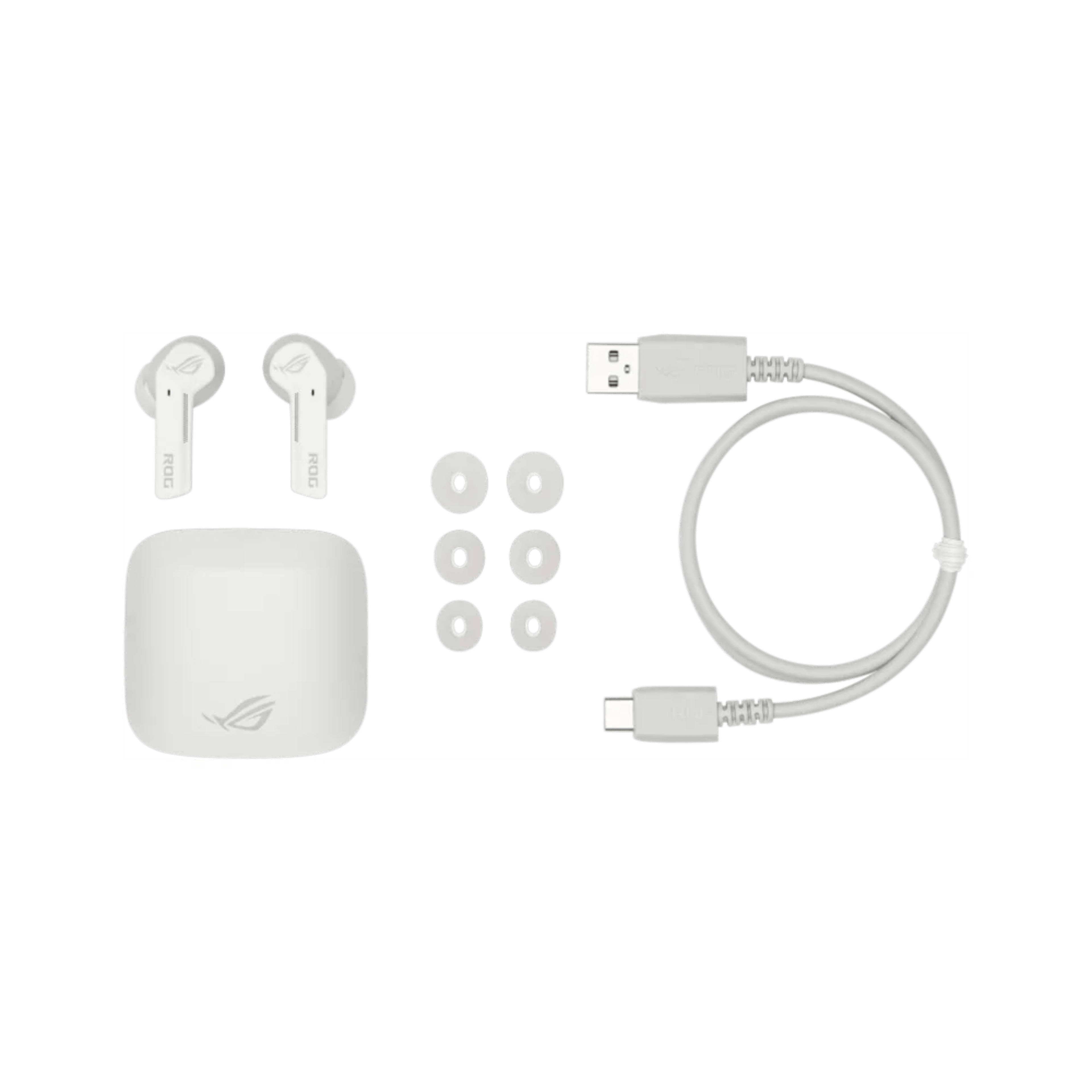 ASUS ROG CETRA TRUE EARBUDS WIRELESS (WHITE) - Main Image ASUS ROG CETRA TRUE EARBUDS WIRELESS (WHITE) - Main Image