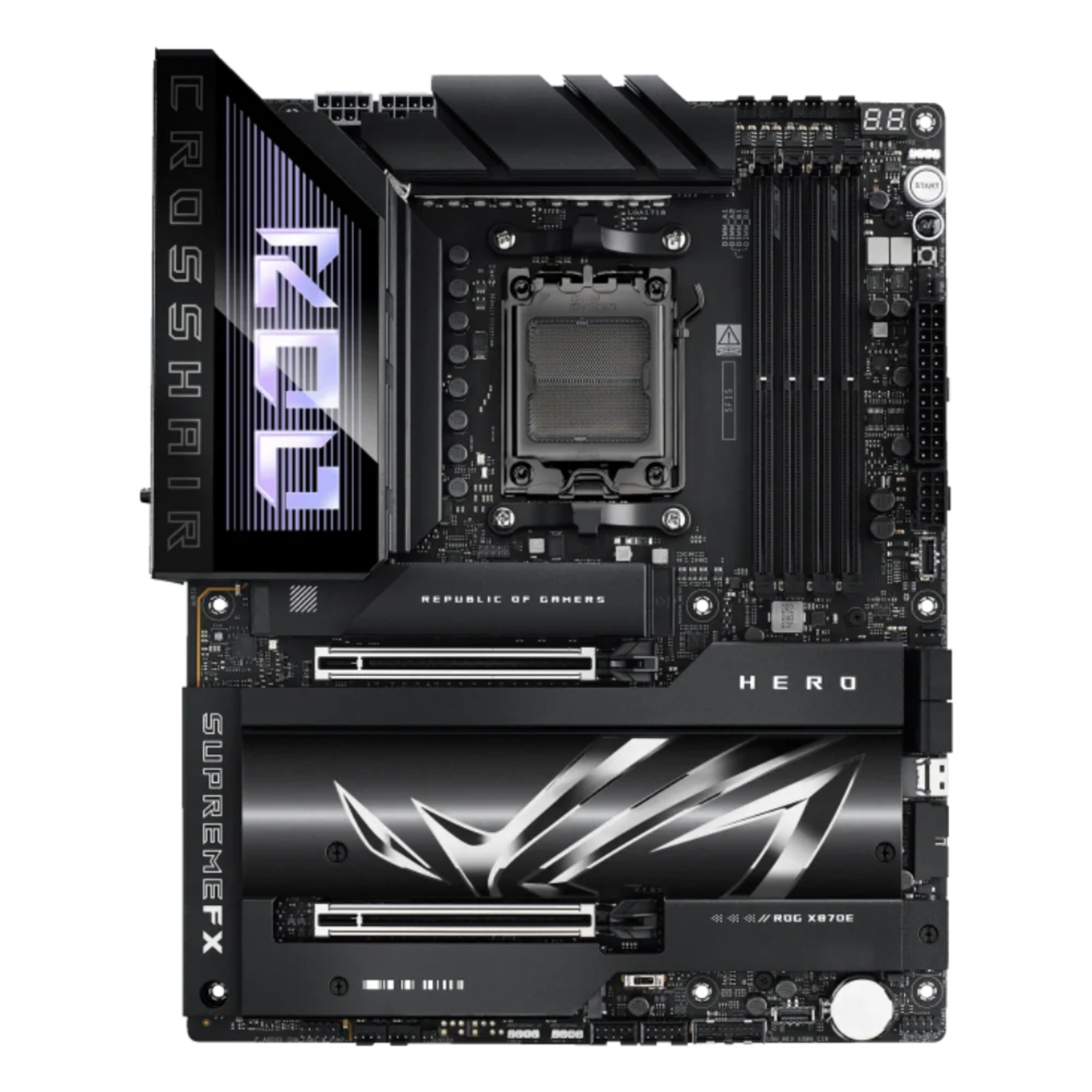 ASUS ROG CROSSHAIR X870E HERO 5 ASUS ROG CROSSHAIR X870E HERO thumbnail 5