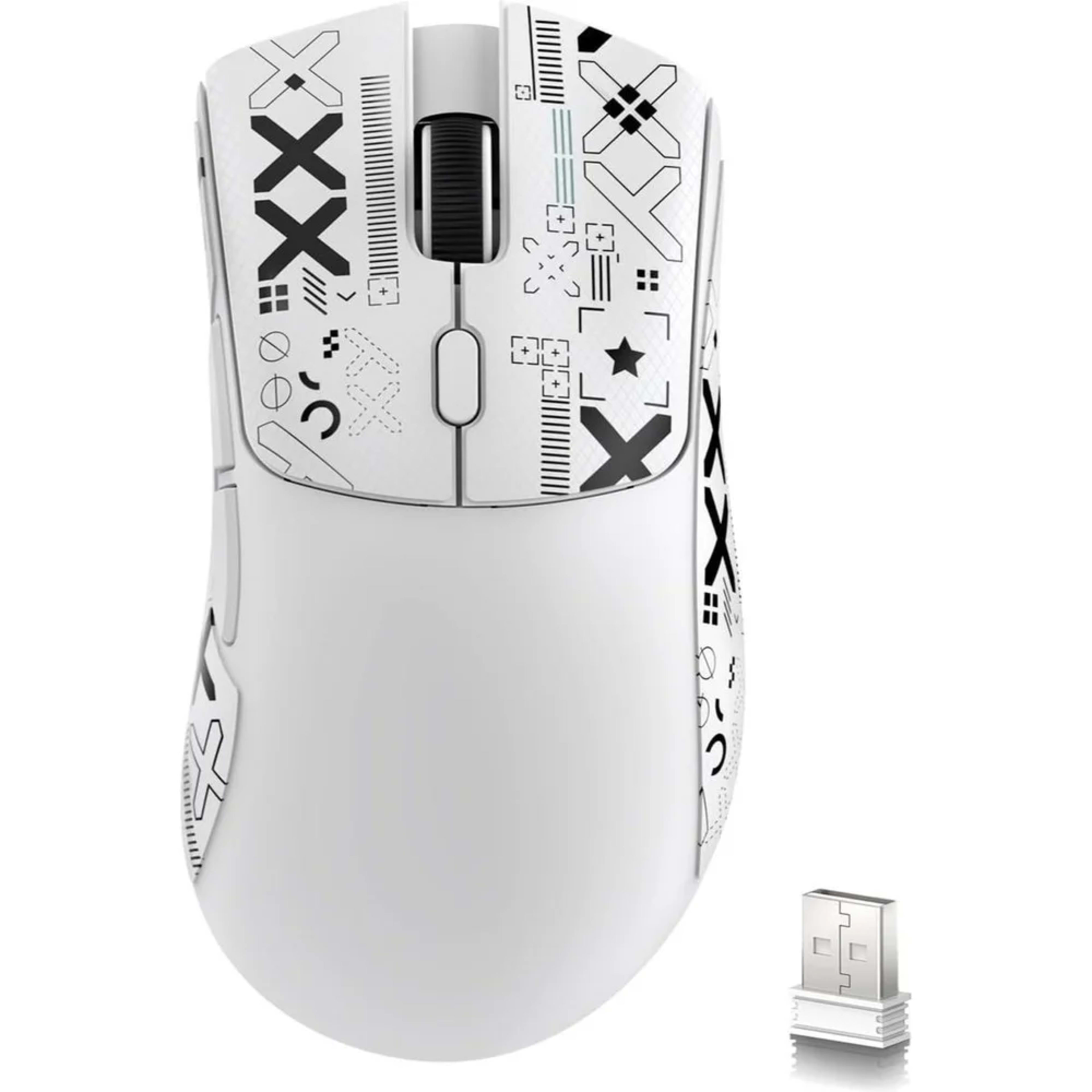 Attack Shark R1 Wireless Gaming Mouse White - Main Image