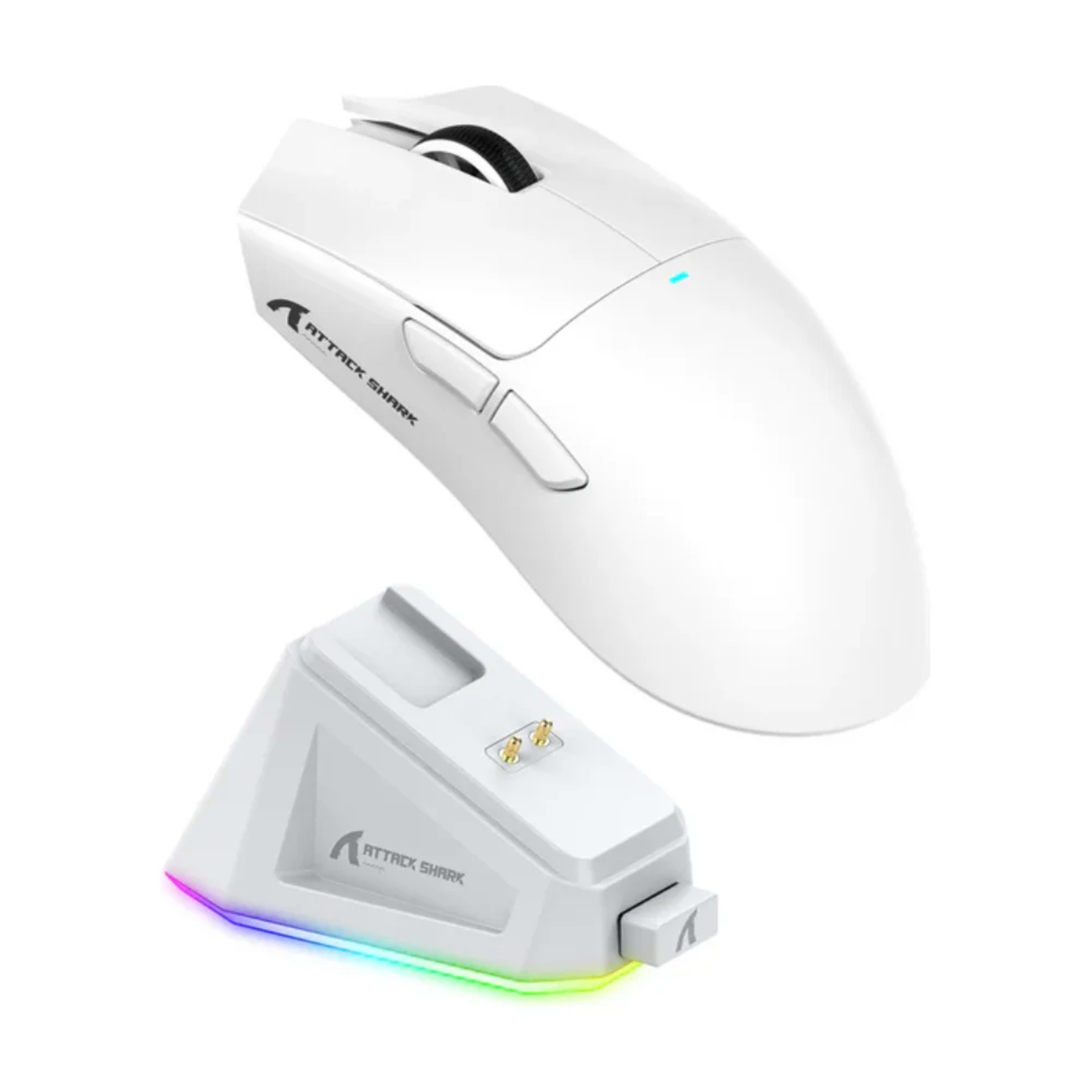Attack Shark X11 SE Wireless Three Modes Gaming Mouse With Charging Dock White - Main Image Attack Shark X11 SE Wireless Three Modes Gaming Mouse With Charging Dock White - Main Image