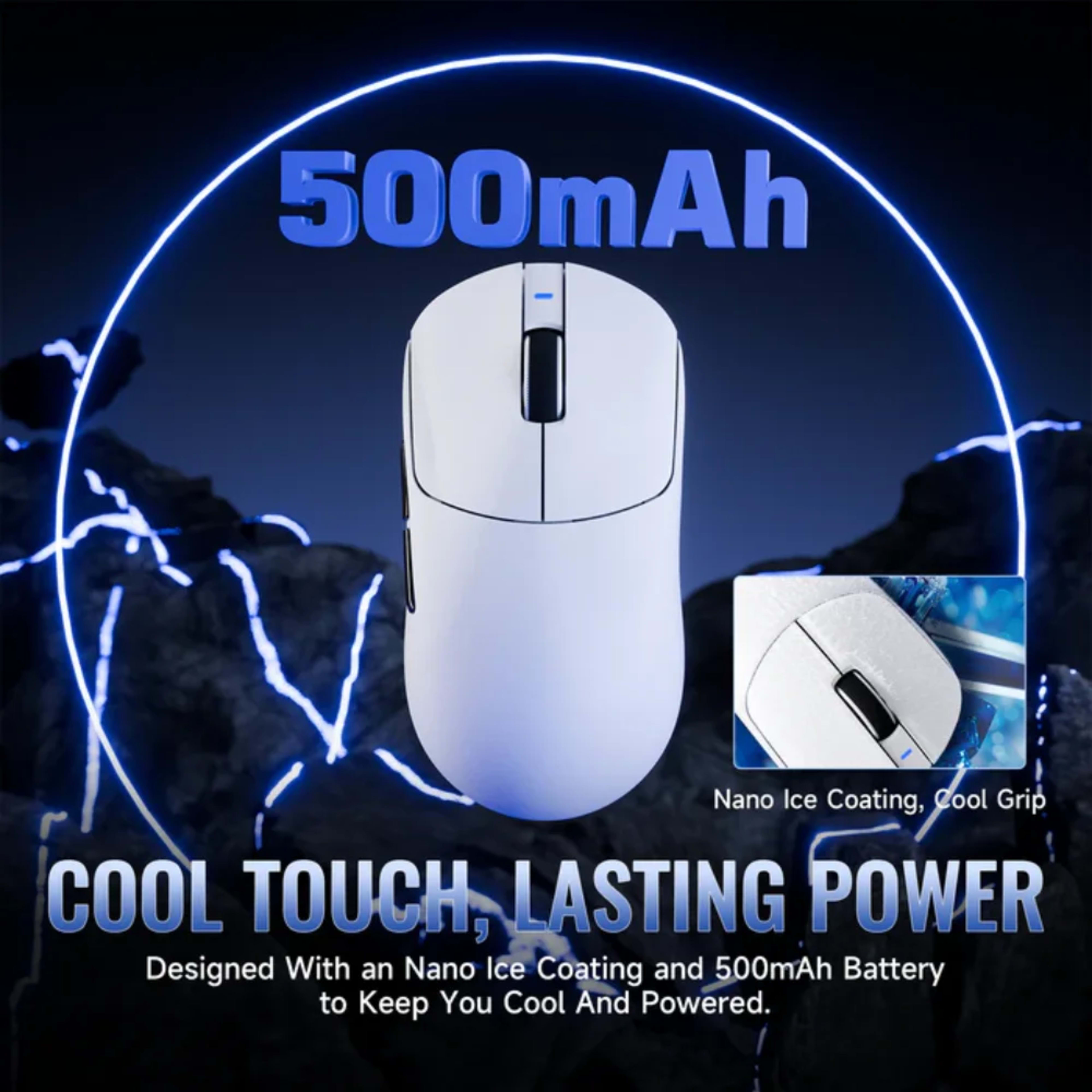 Attack Shark X8 SE Wireless Gaming Mouse - White 6 Attack Shark X8 SE Wireless Gaming Mouse - White thumbnail 6