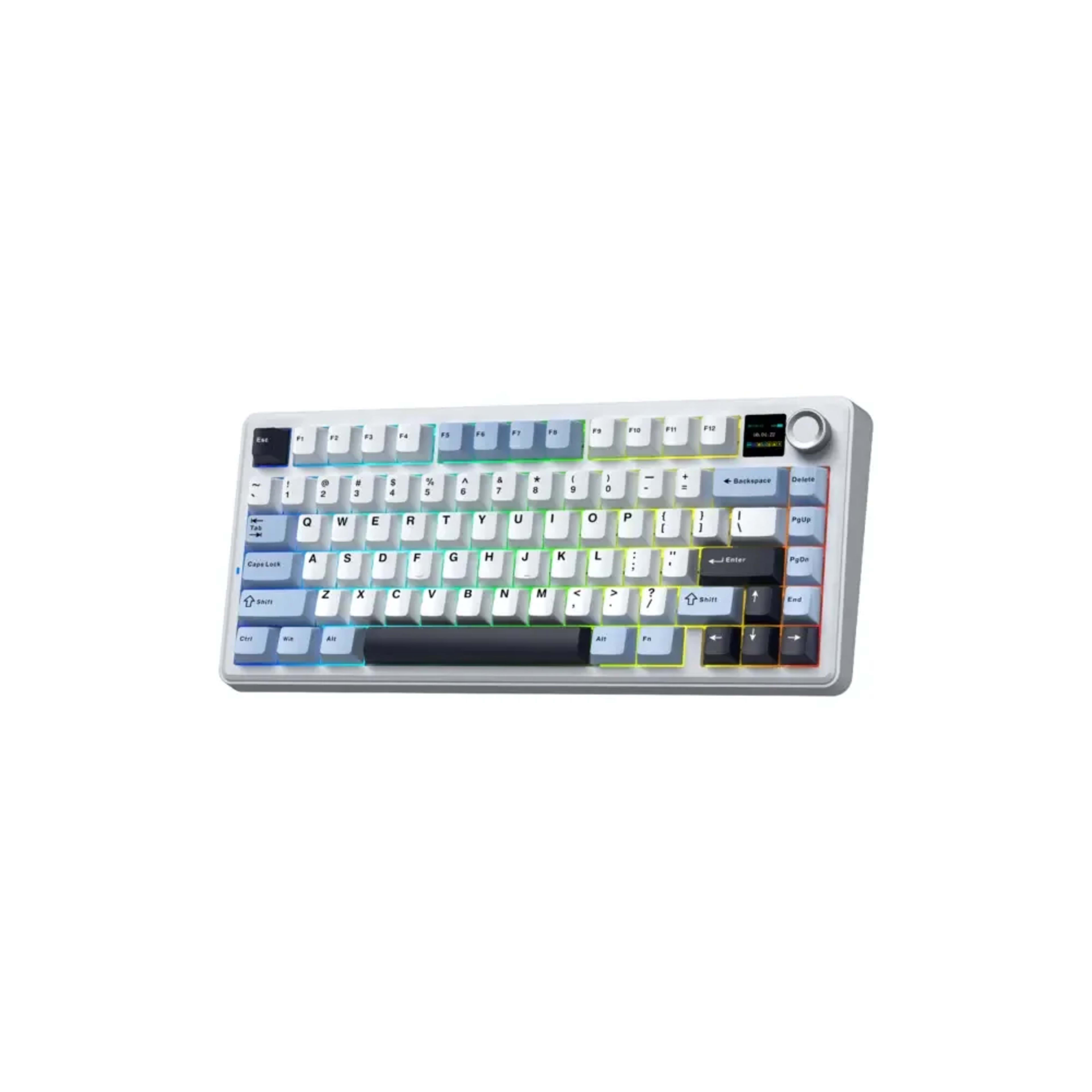 AULA F75 Blue+White+Purple - Reaper Switches Wireless Mechanical Keyboard 4 AULA F75 Blue+White+Purple - Reaper Switches Wireless Mechanical Keyboard thumbnail 4