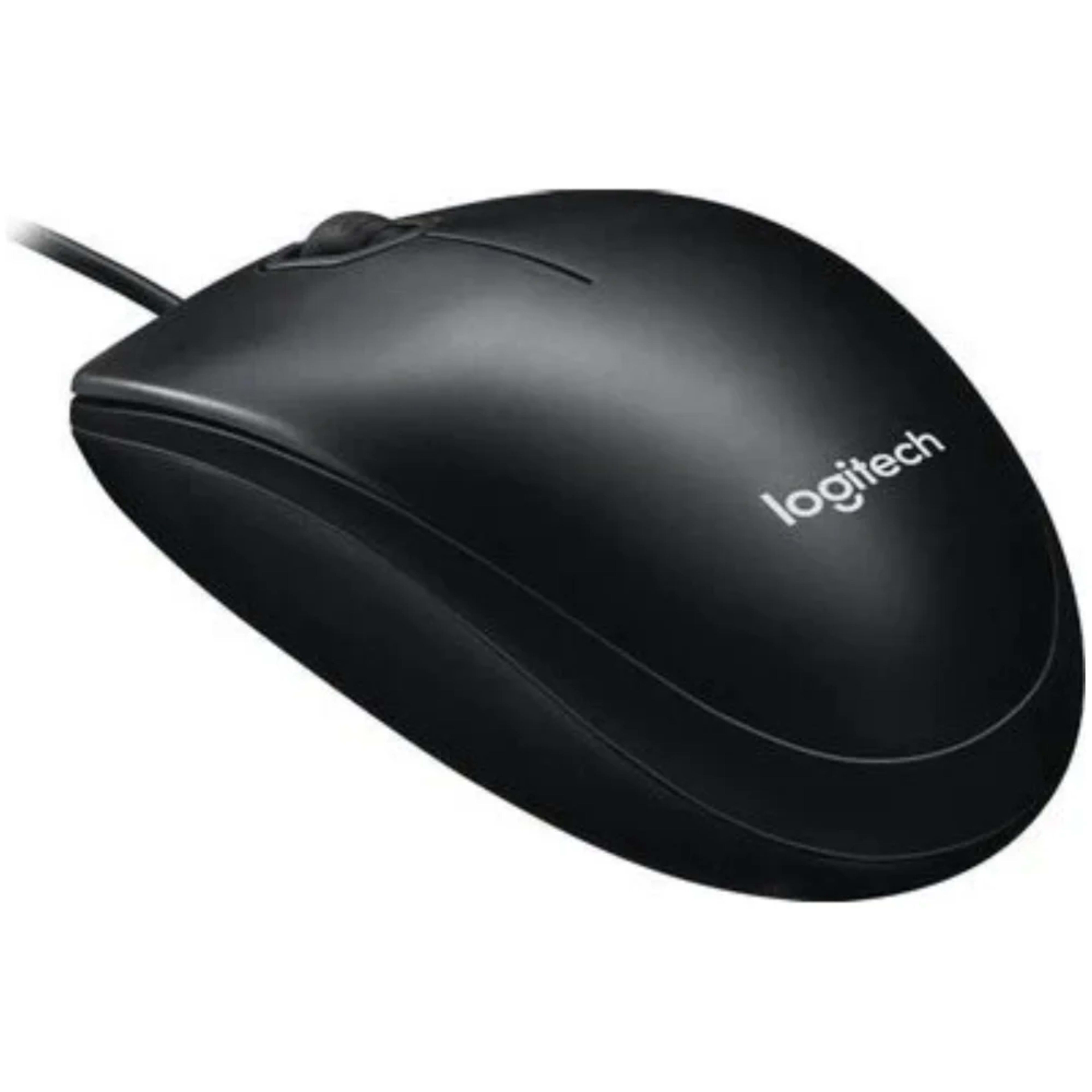 Logitech B100 Optical USB Wired Mouse - Black  thumbnail 3