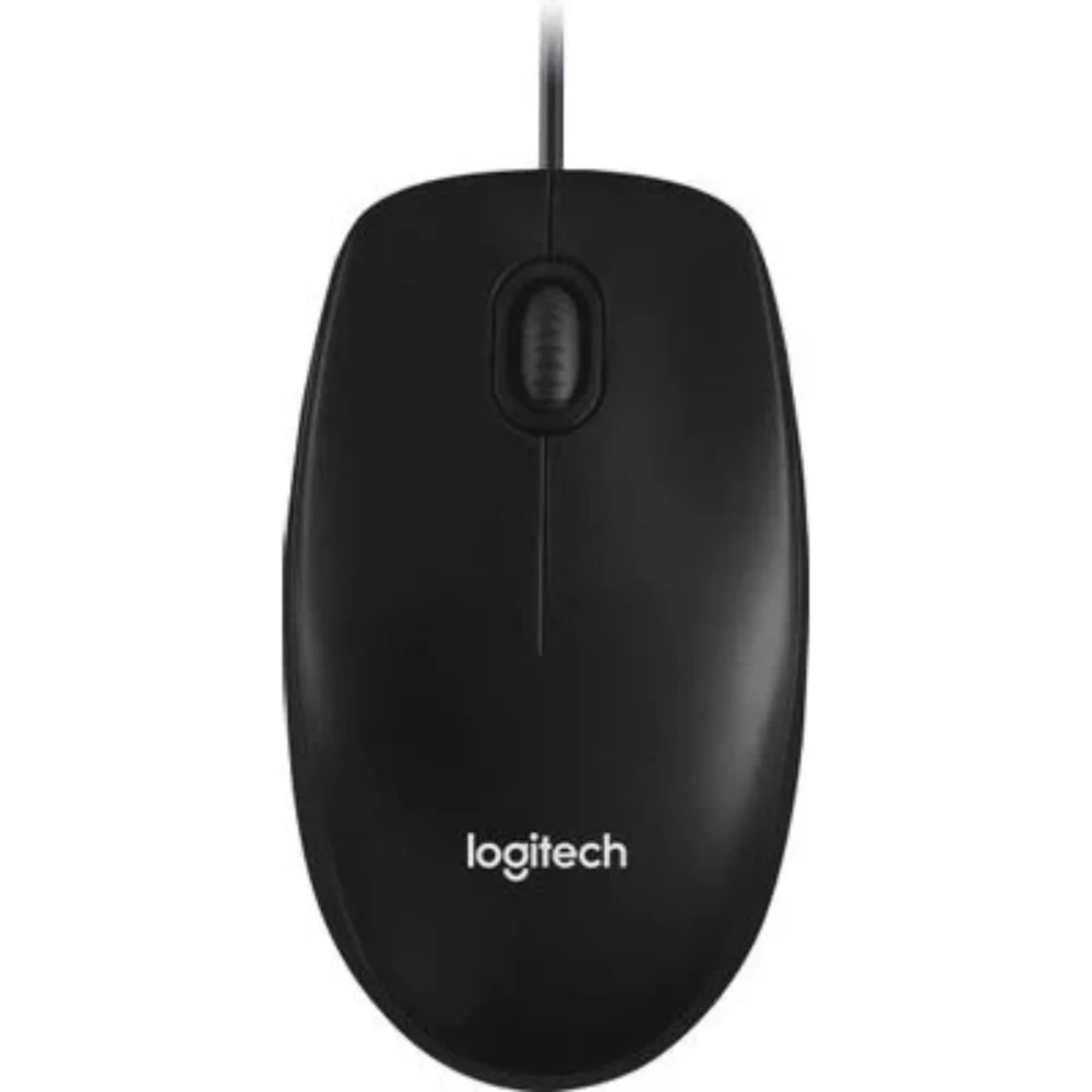 Logitech B100 Optical USB Wired Mouse - Black  thumbnail 4
