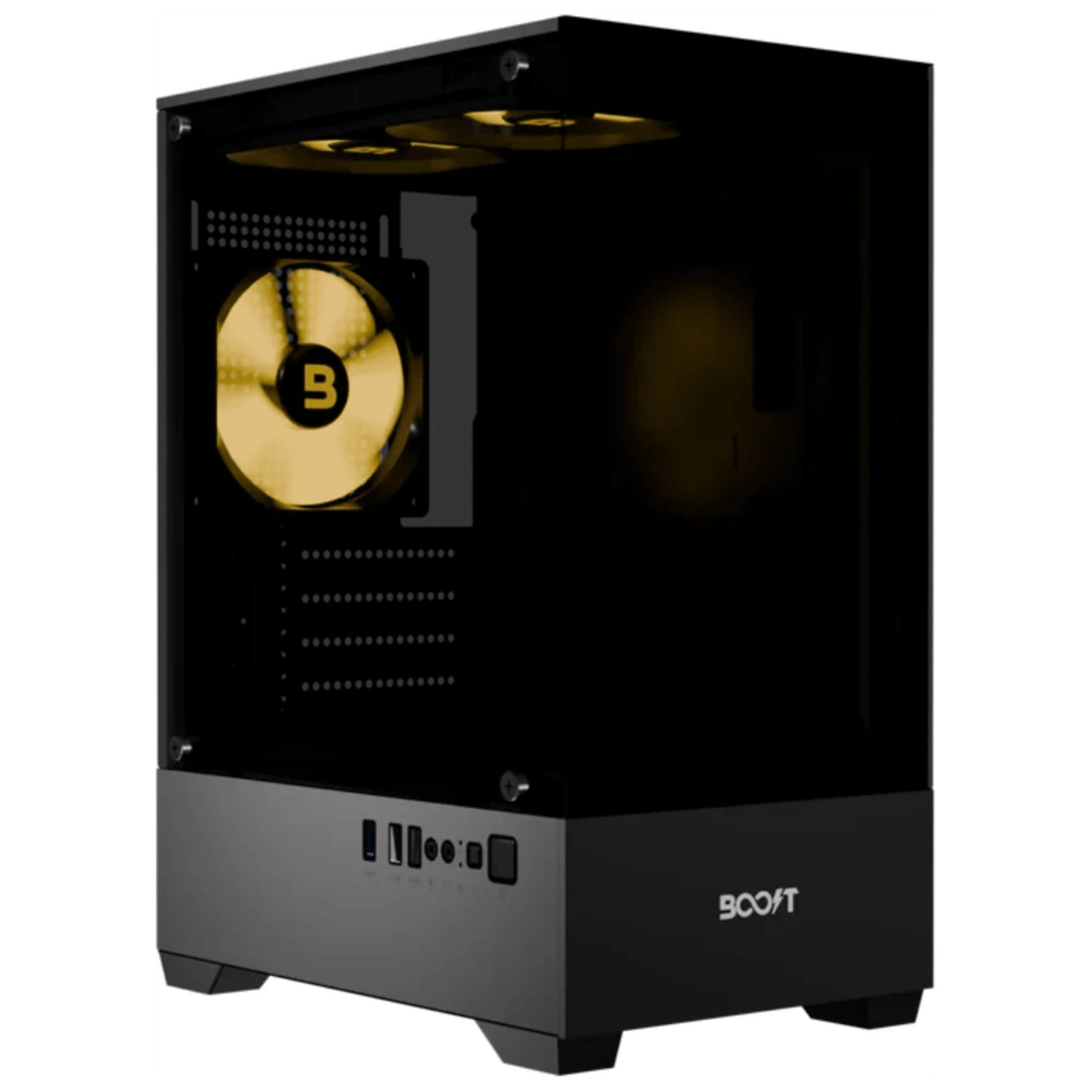 Boost Enclosure Essential Series E100 with 3 ARGB Fans - Main Image Boost Enclosure Essential Series E100 with 3 ARGB Fans - Main Image