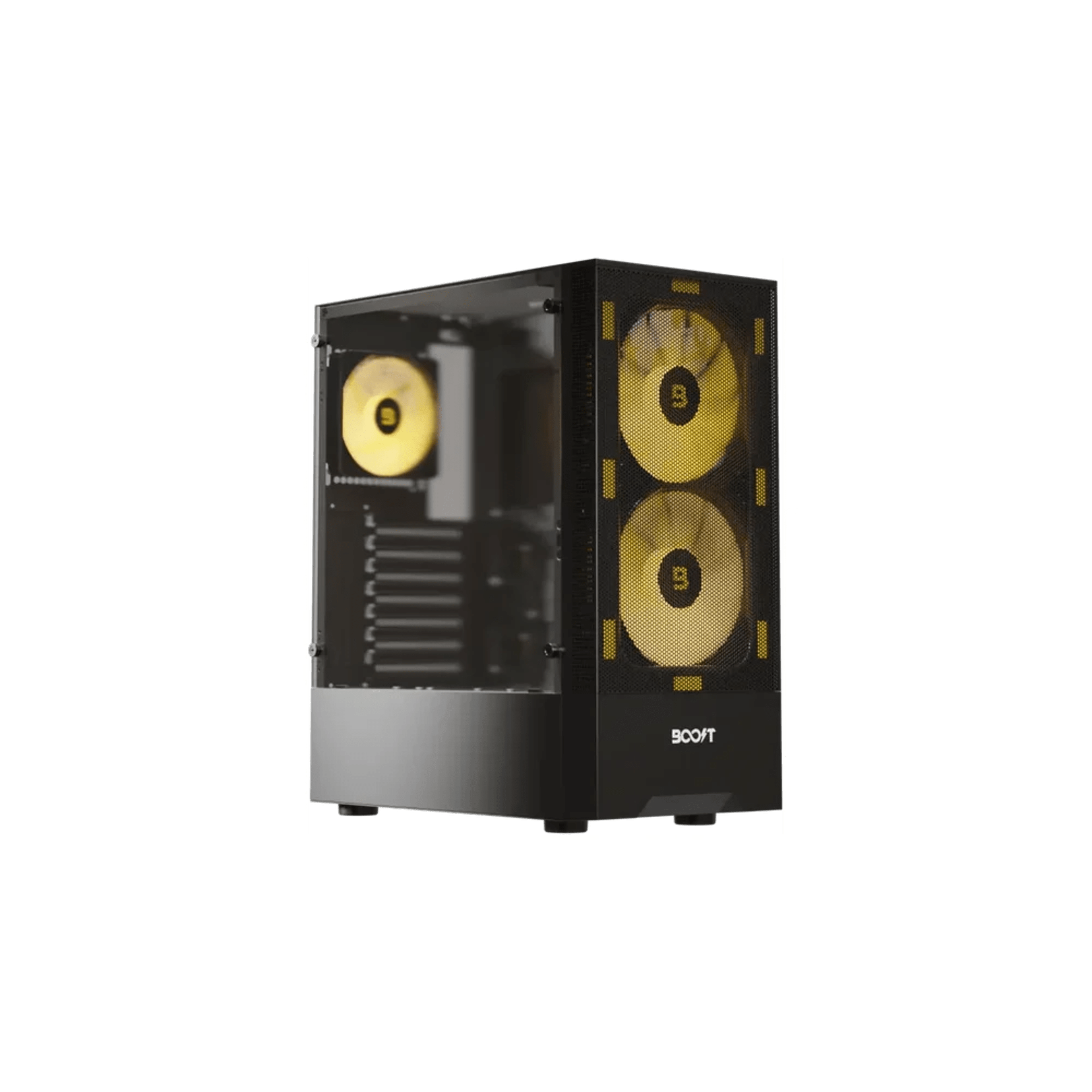 Boost Enclosure Pro Series P100 with 3 ARGB Fans - Main Image Boost Enclosure Pro Series P100 with 3 ARGB Fans - Main Image