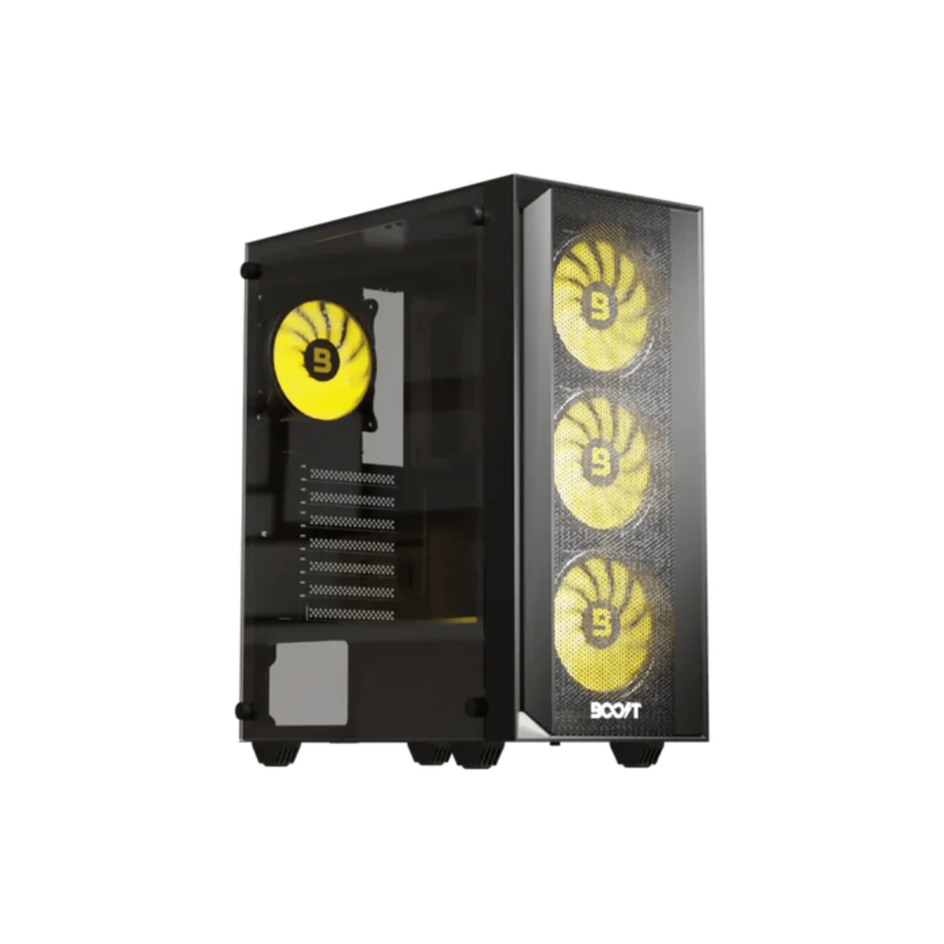 Boost Enclosure Pro Series P200 with 4 ARGB Fans - Main Image Boost Enclosure Pro Series P200 with 4 ARGB Fans - Main Image