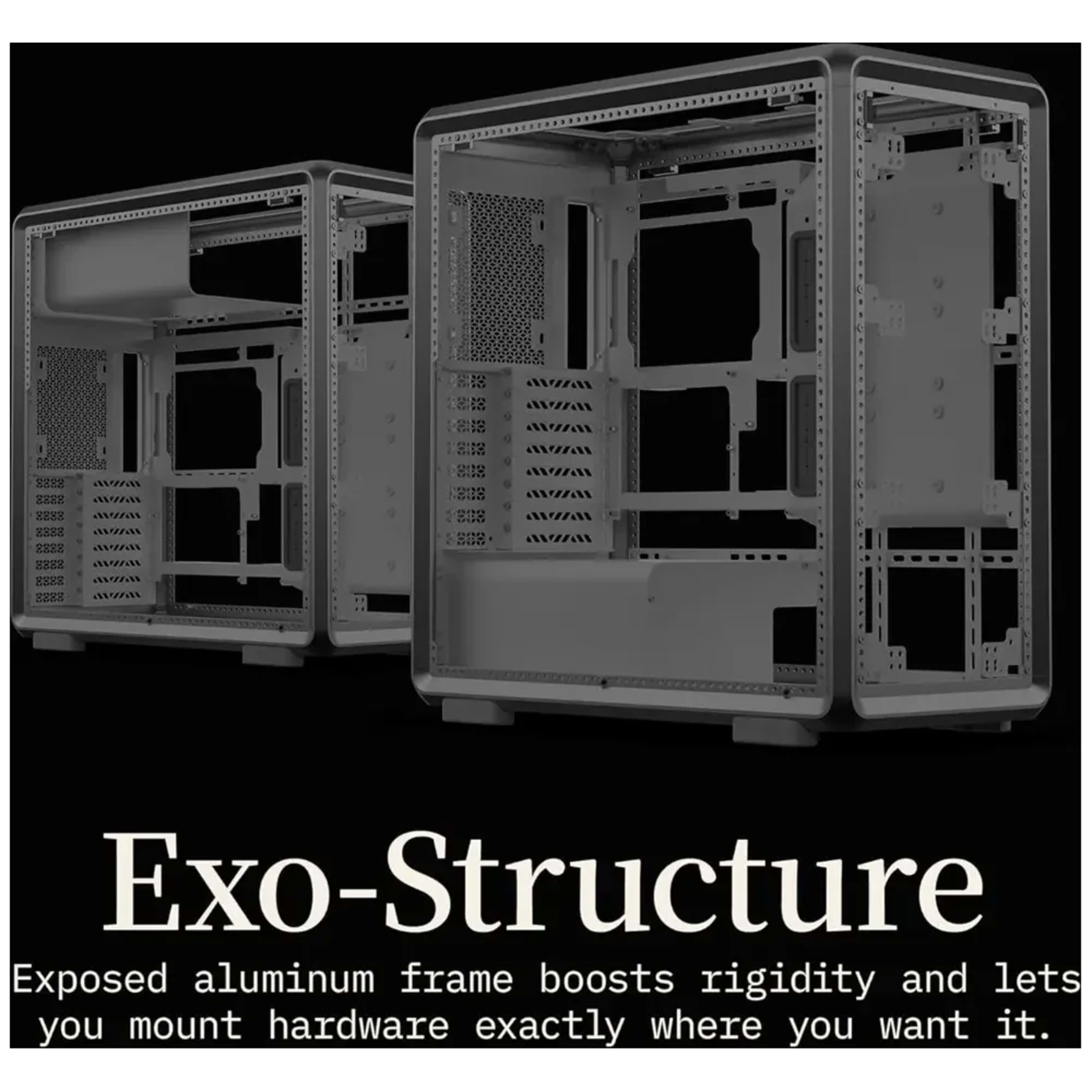 COOLER MASTER MasterFrame 600 Black 3 COOLER MASTER MasterFrame 600 Black thumbnail 3