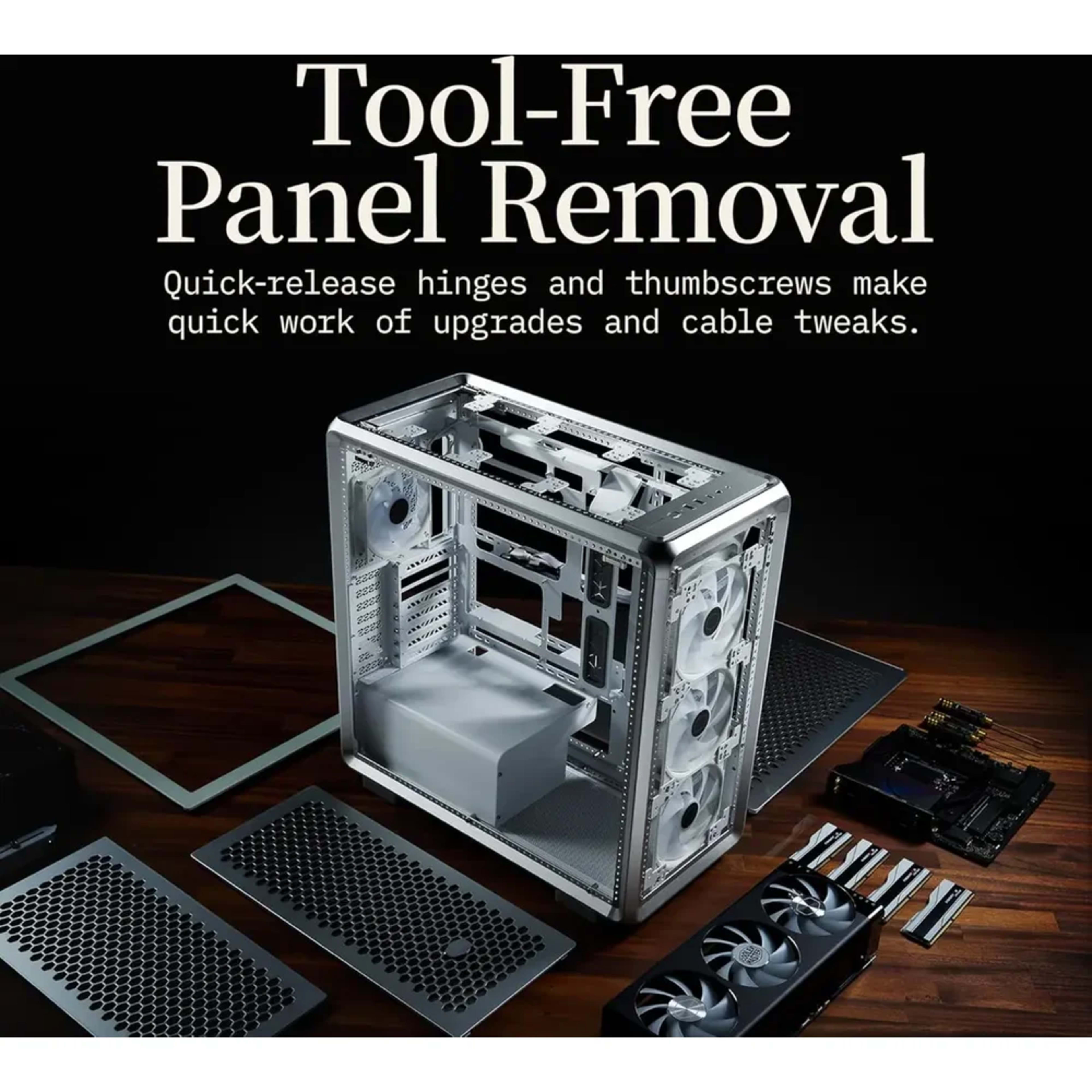 COOLER MASTER MasterFrame 600 Silver 4 COOLER MASTER MasterFrame 600 Silver thumbnail 4