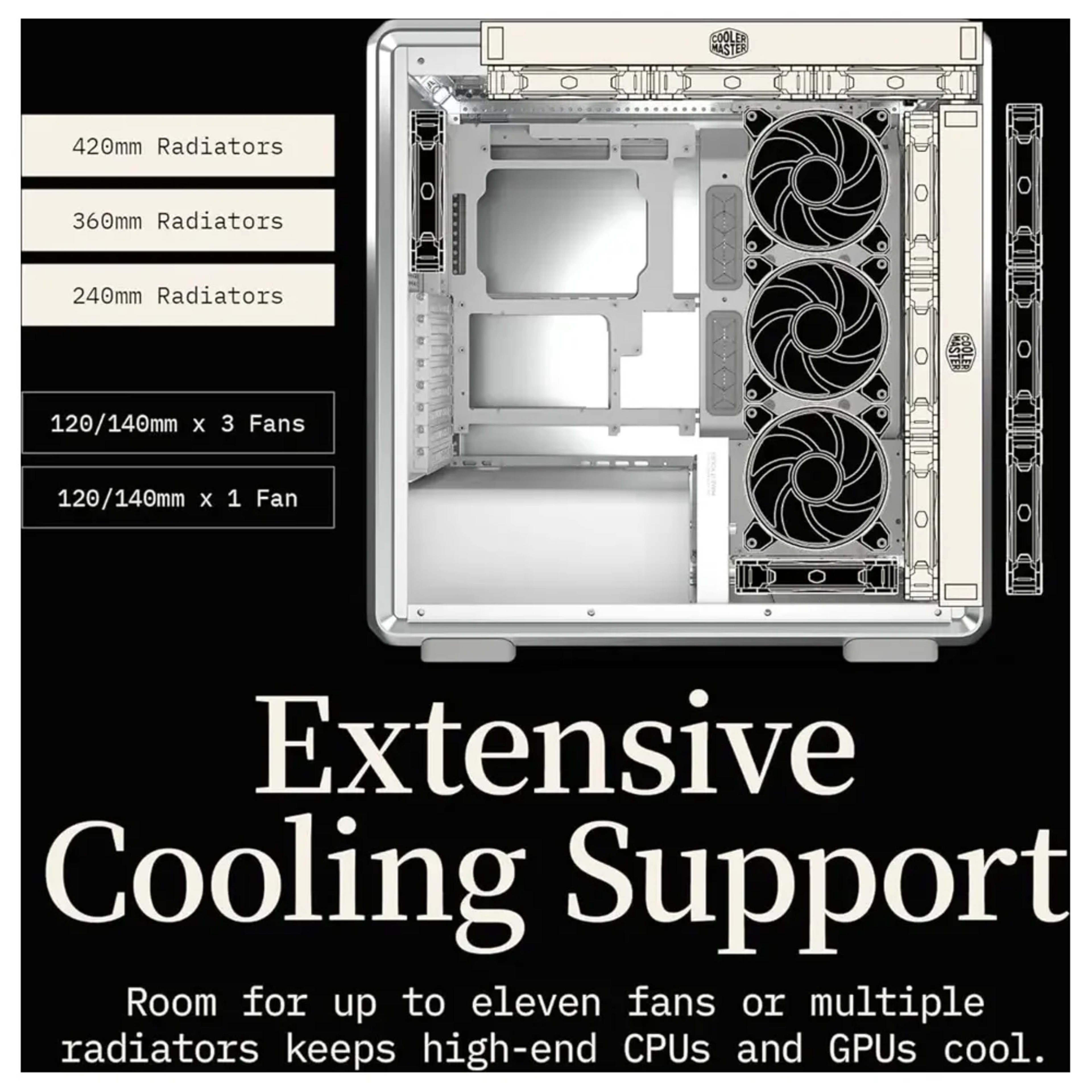 COOLER MASTER MasterFrame 600 Silver 5 COOLER MASTER MasterFrame 600 Silver thumbnail 5