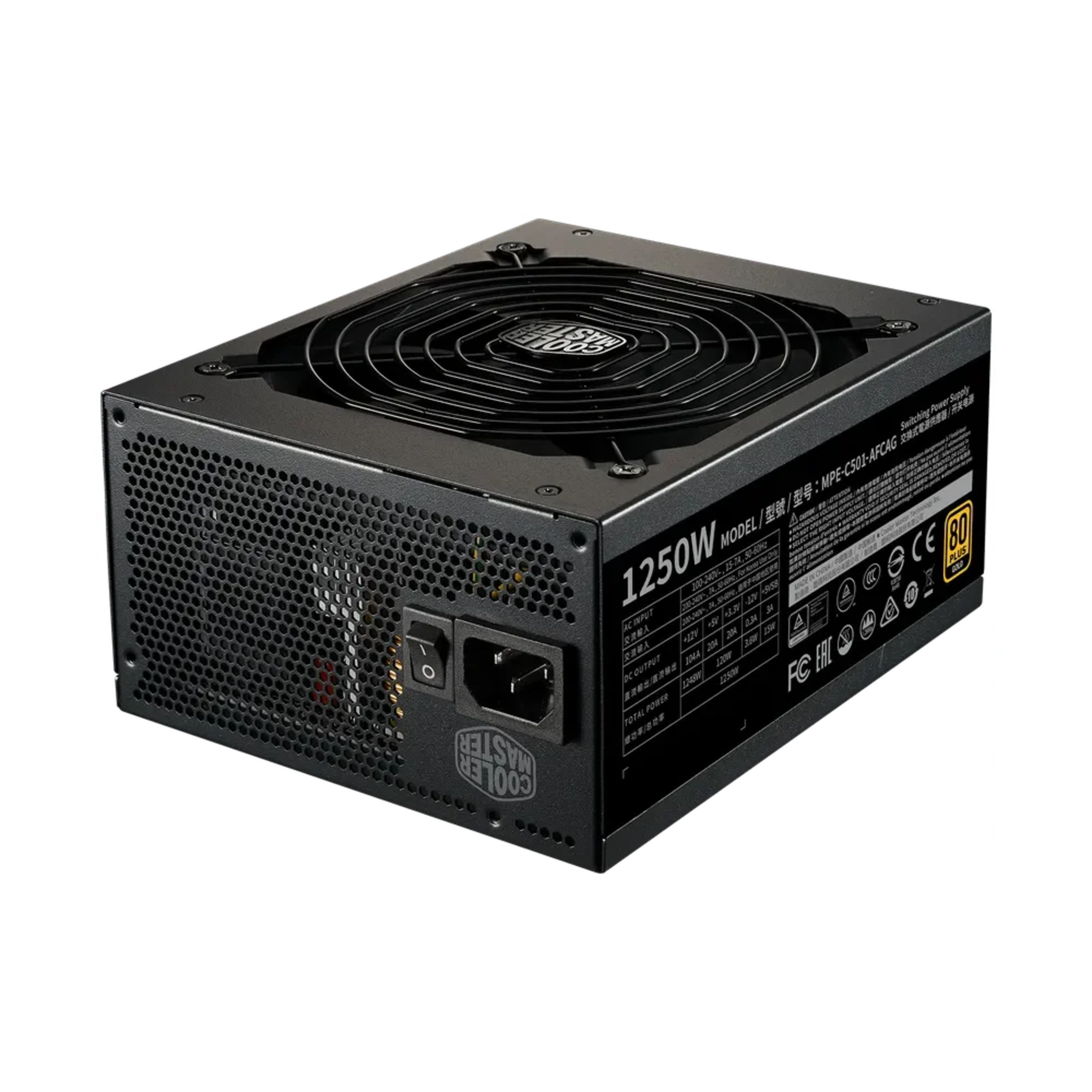 COOLER MASTER MWE Gold 1250 V2 2 COOLER MASTER MWE Gold 1250 V2 thumbnail 2