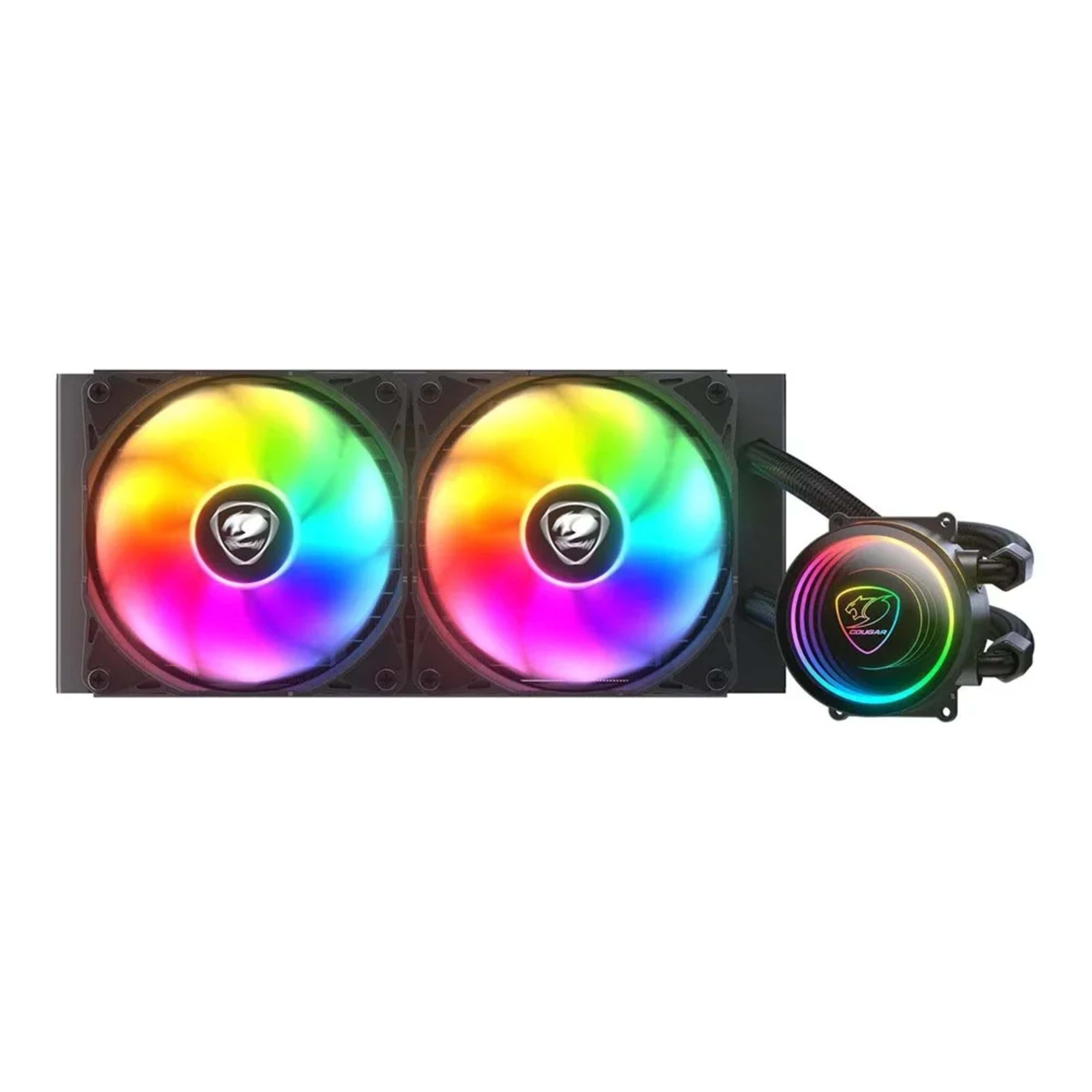 COUGAR AIO Poseidon Elite 240 ARGB Liquid Cooling - Main Image COUGAR AIO Poseidon Elite 240 ARGB Liquid Cooling - Main Image
