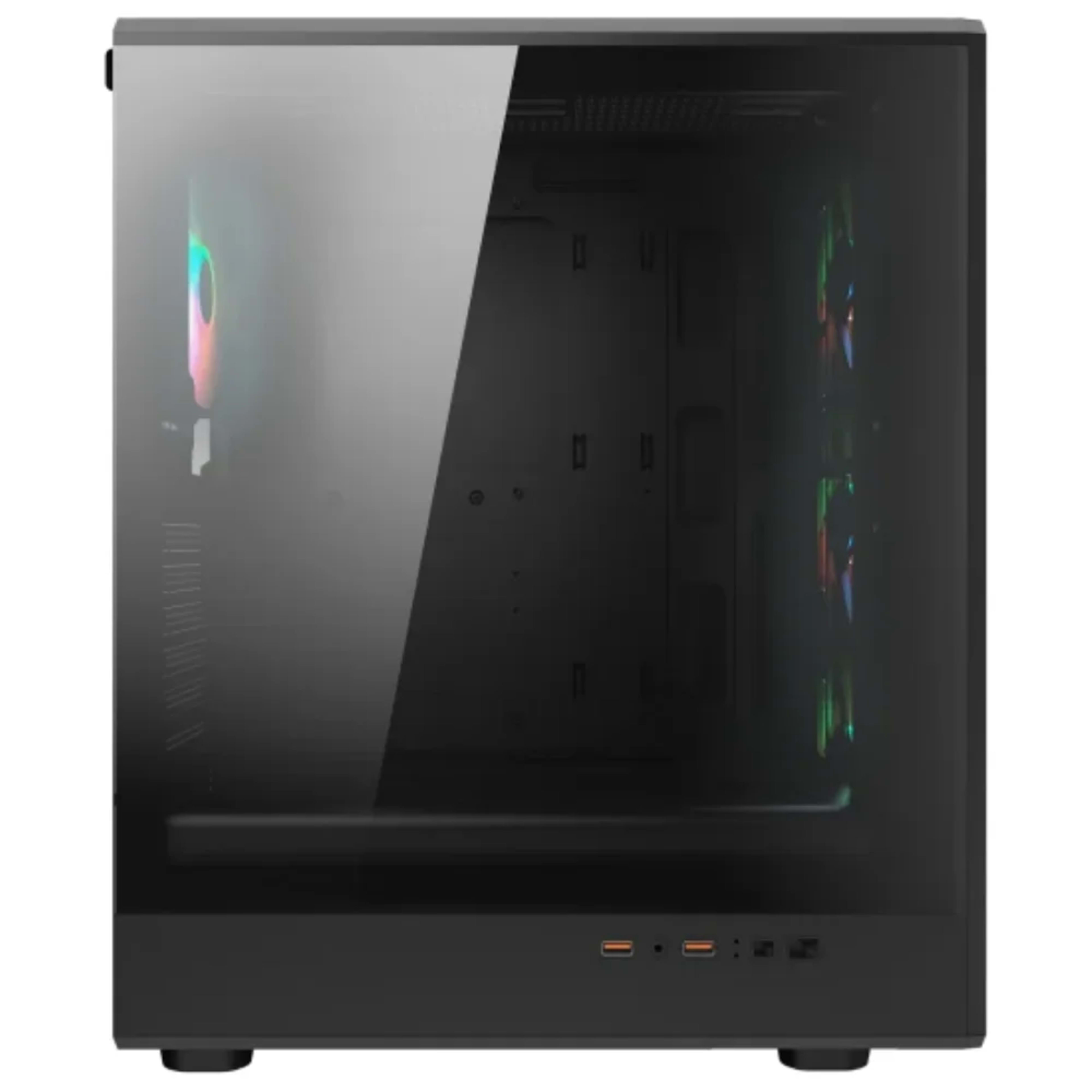 COUGAR Airface Pure RGB Compact ATX Mid Tower - Black 4 COUGAR Airface Pure RGB Compact ATX Mid Tower - Black thumbnail 4